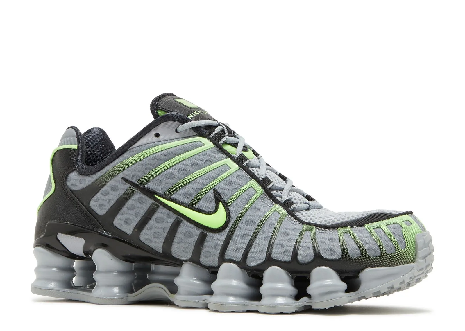 cleated shoes Minimalist Nike Shox TL Wolf Grey Lime Blast