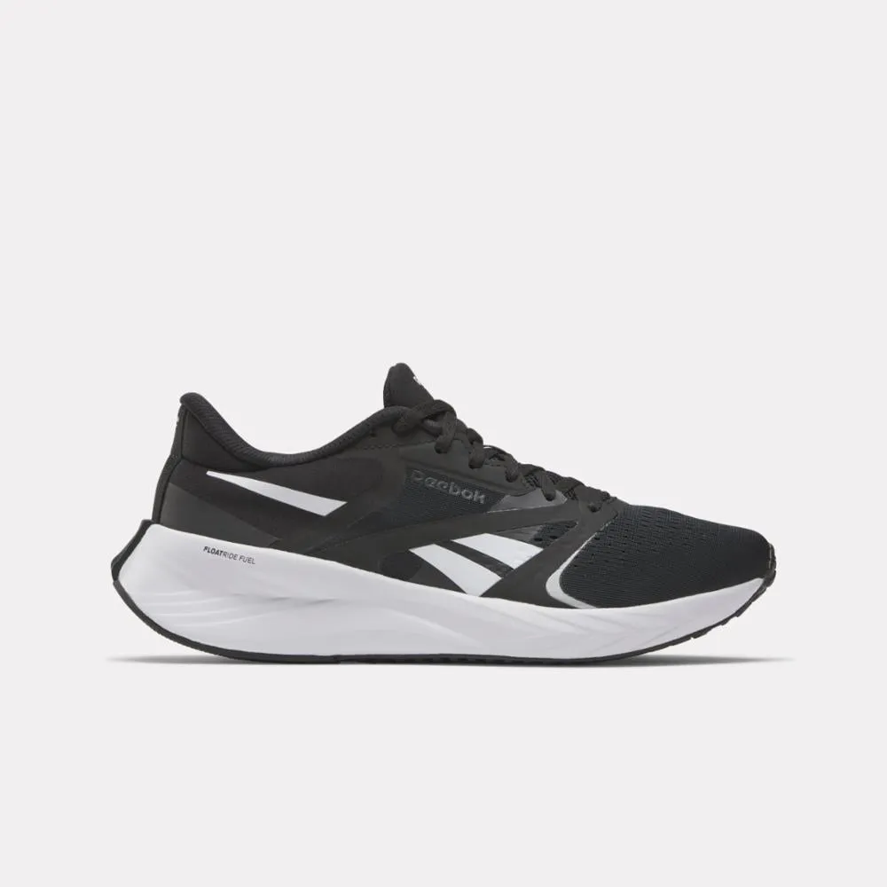 Reebok Footwear Men Energen Tech Plus 2 Running Shoes BLACK/WHITE velcro - design shoes stretchy fabric