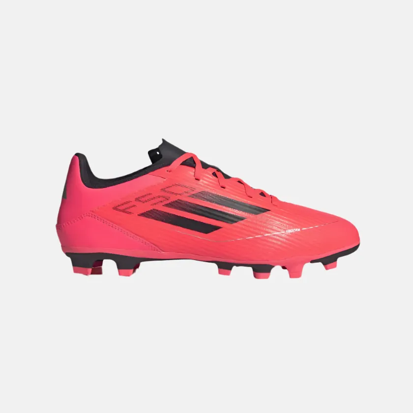Comfortable Insole Adidas F50 Club FXG Unisex Football Shoes -Turbo/Aurbla/Platinmet