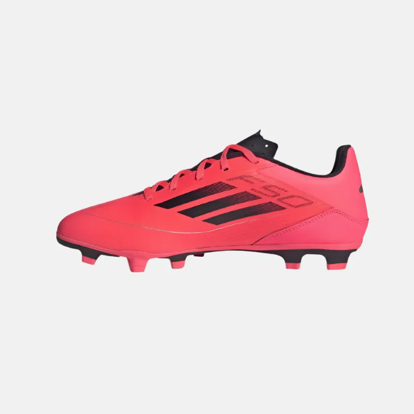 Free Pace Adidas F50 Club FXG Unisex Football Shoes -Turbo/Aurbla/Platinmet