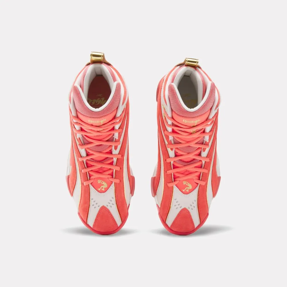 Reebok Footwear Women Reebok x Angel Reese Shaqnosis Shoes CHALK/SUNSETCORAL/CHALK Game Ready group walk