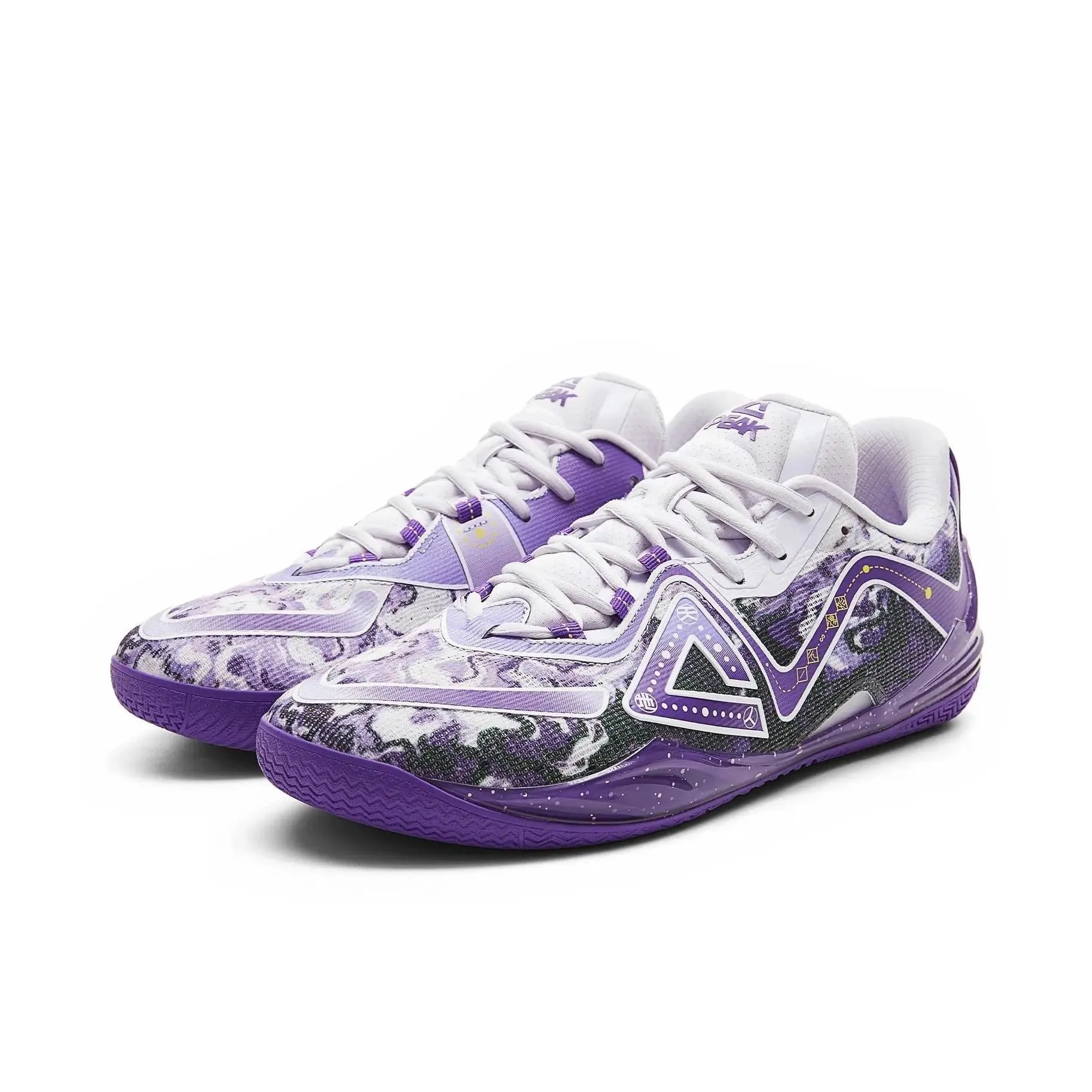 Breathable Knit Upper Non Slip Inner Sock Peak Taichi Unmatched - Purple