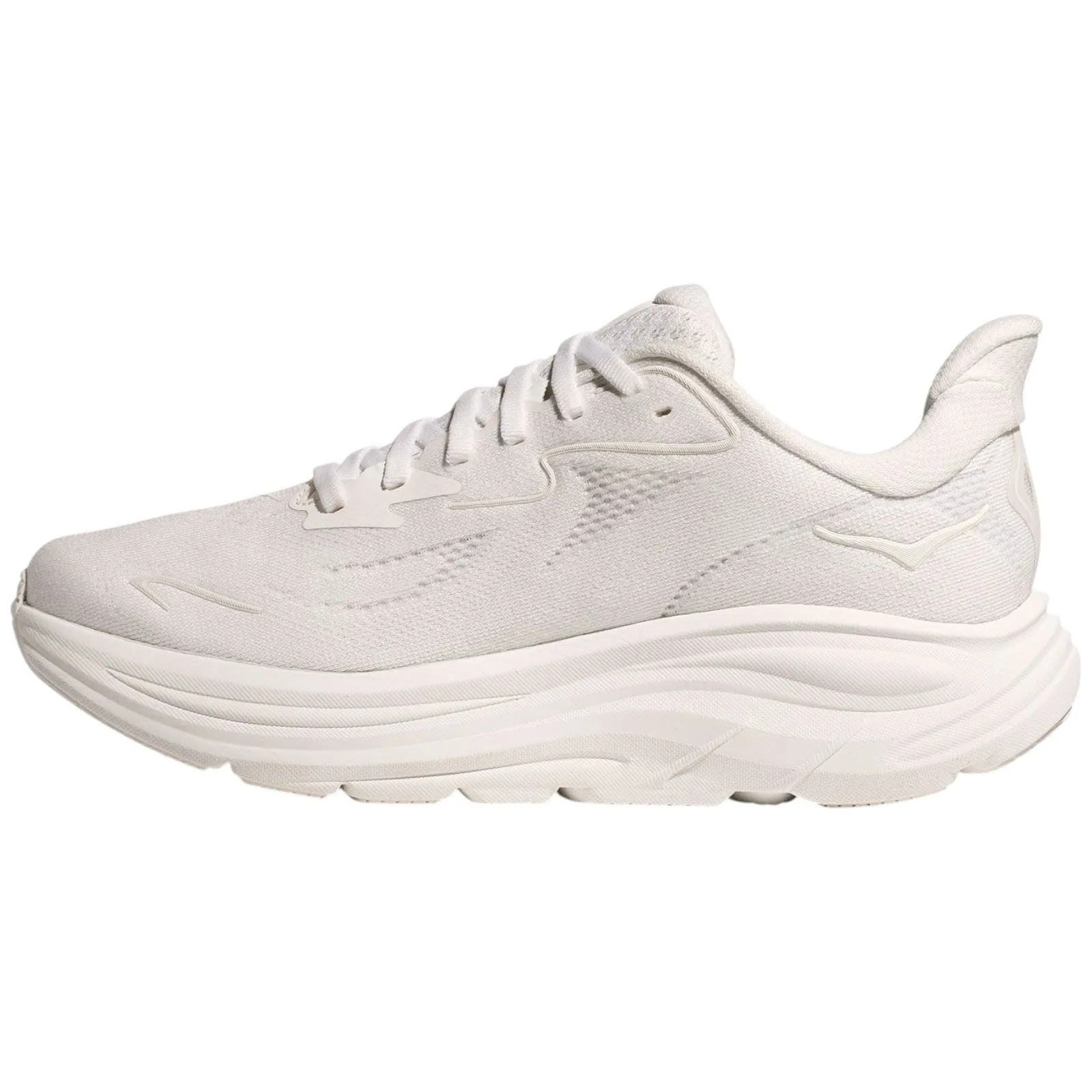 Thermal Regulating Liners Supportive Traction Hoka Womens Clifton 10 White