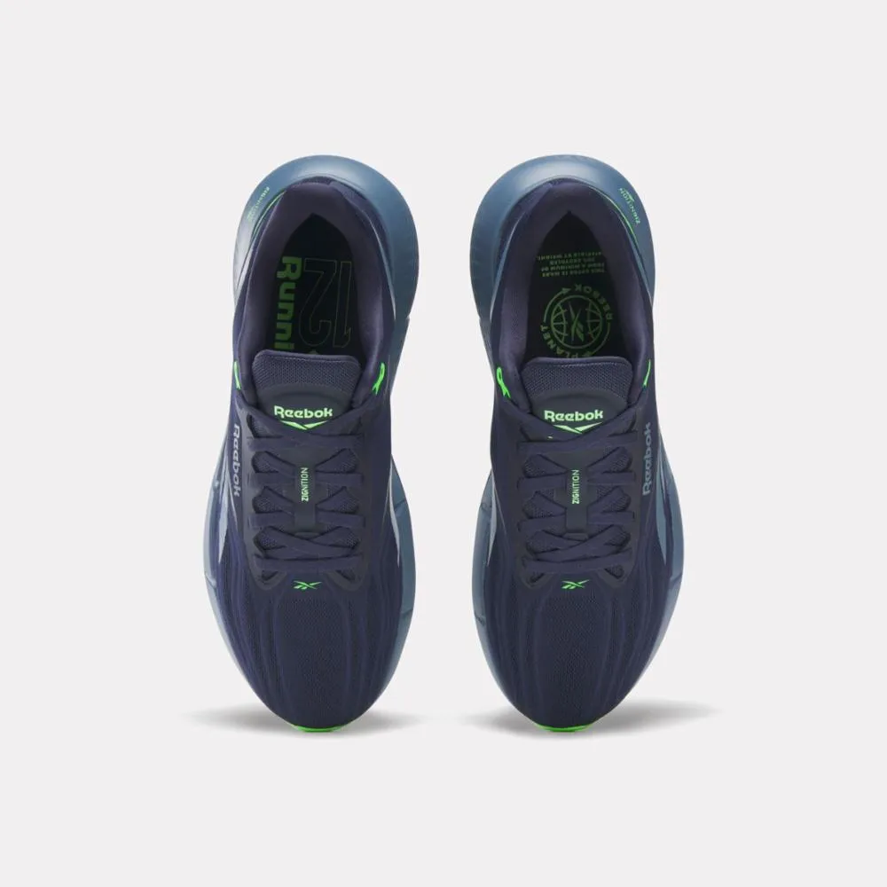 Reebok Footwear Men Zignition Running Shoes VECTOR NAVY/SHADOW/SOLAR LIME fashion - sneakers Toms Classic