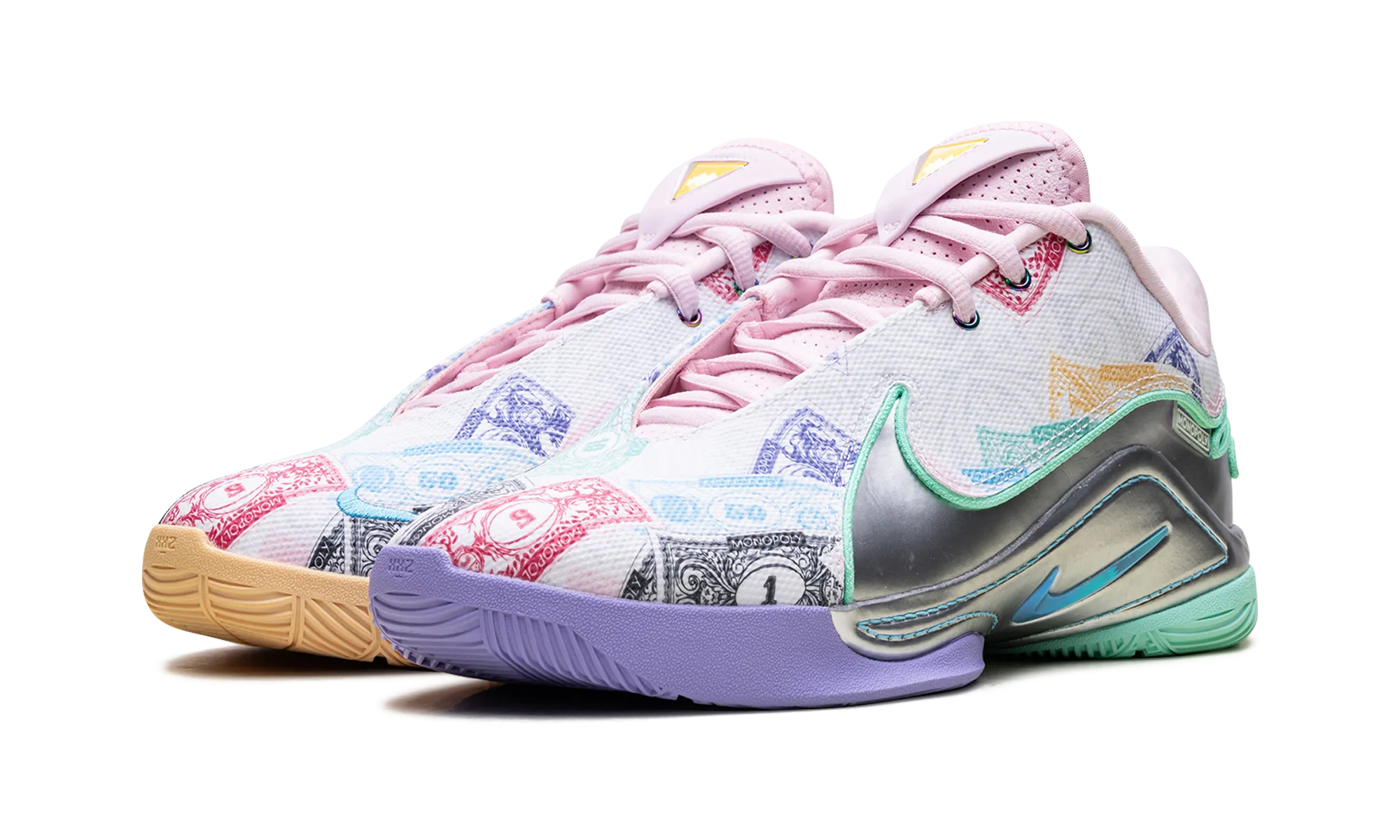 LeBron 22 "Monopoly" Slip   On Style Comfort Straps