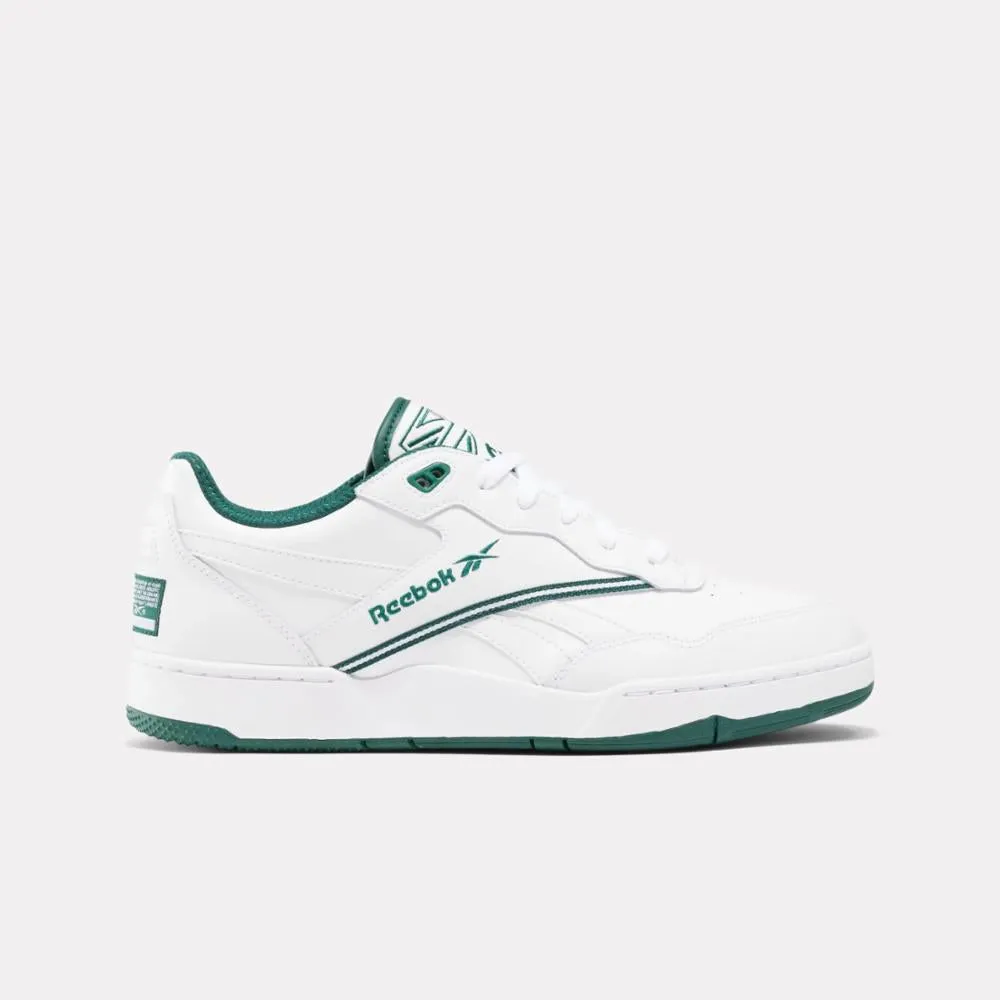 Reebok Footwear Men BB 4000 II Shoes WHITE/COLLEGIATEGREEN Italian Glam