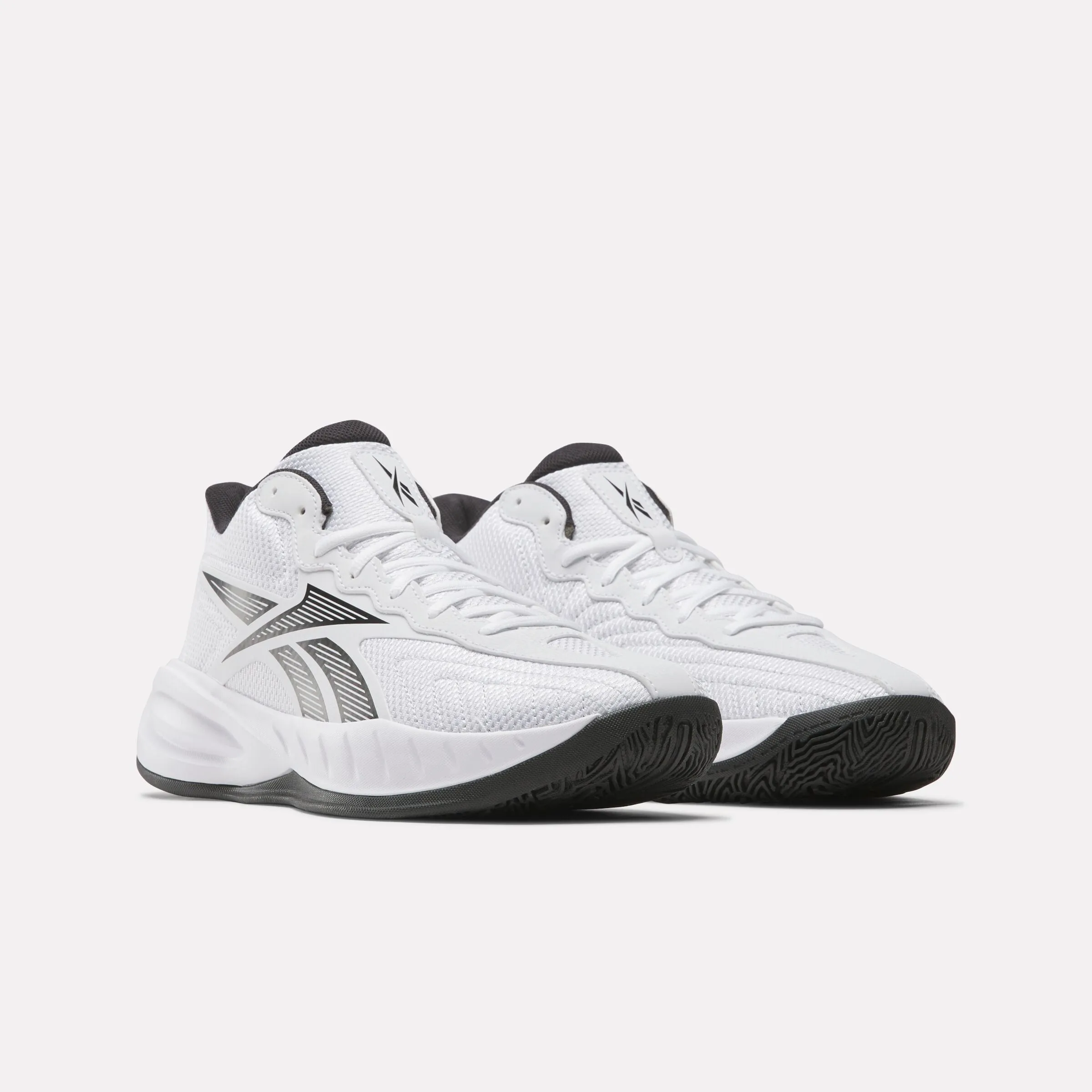 Reebok Press White/Black/Grey Bold Tone