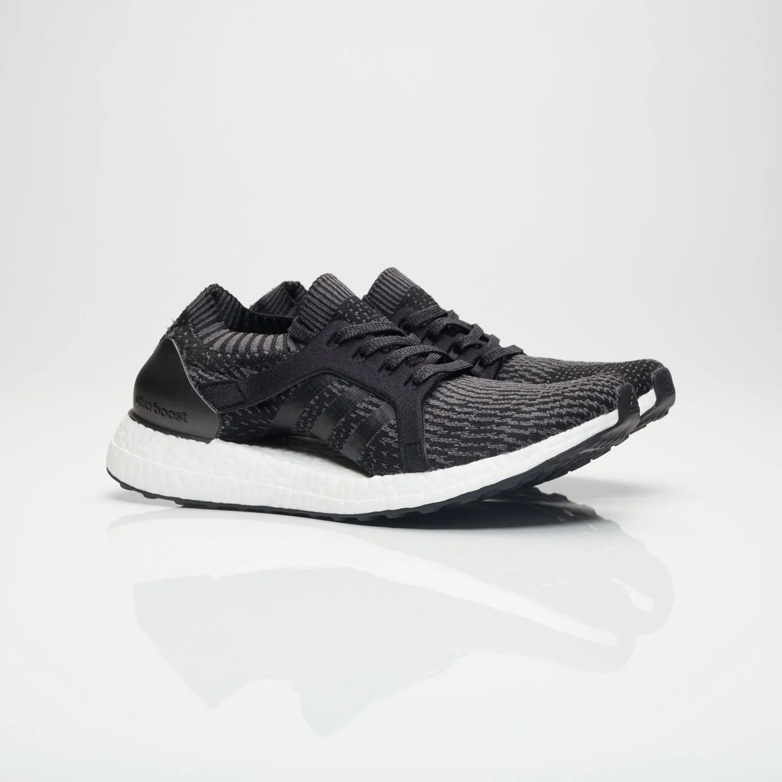 running in a bamboo bridge area shoes adidas ULTRABOOST X Running Shoes | Dark Grey | Women's