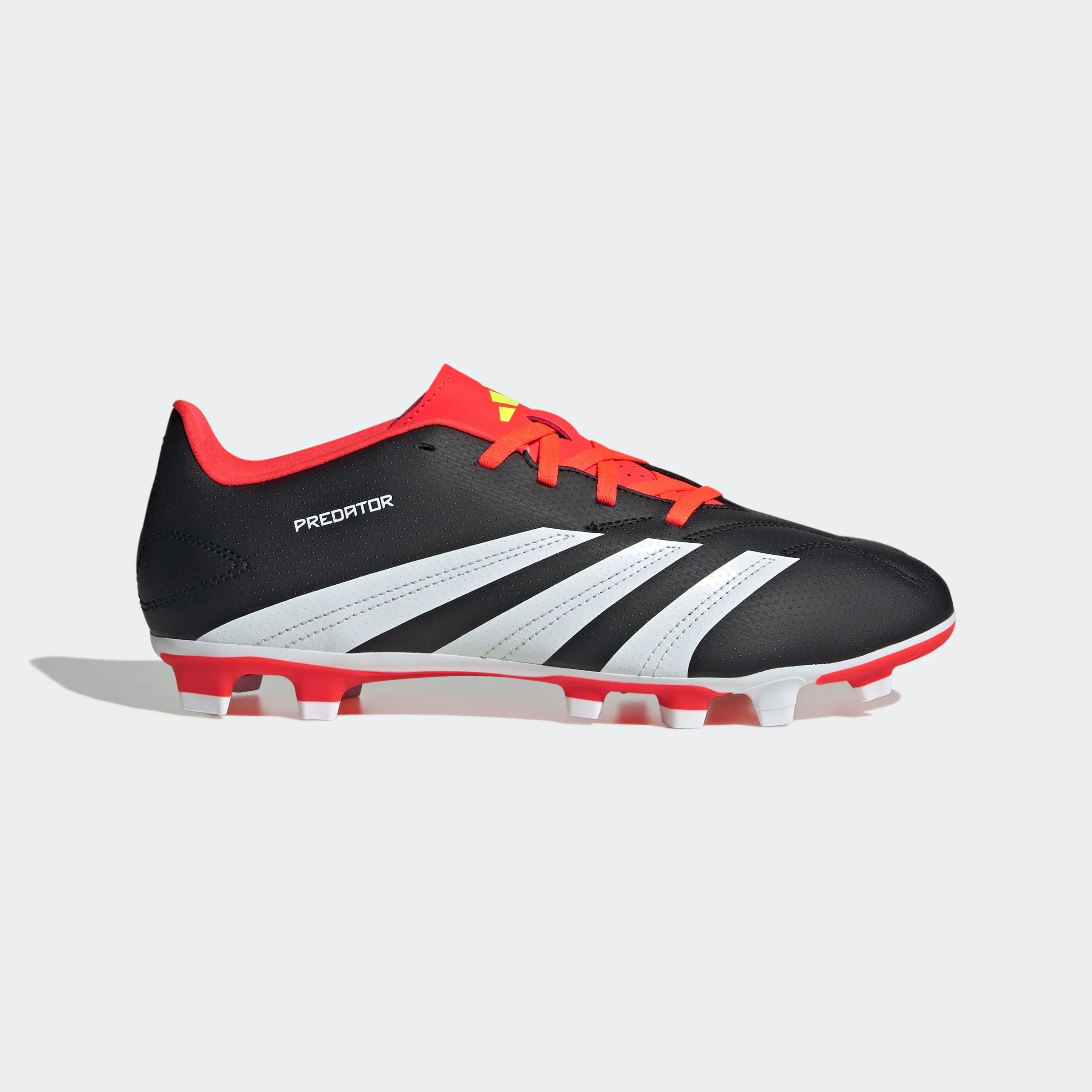 Cushion Support adidas Predator Club FxG | Black / White / Solar Red | Men's
