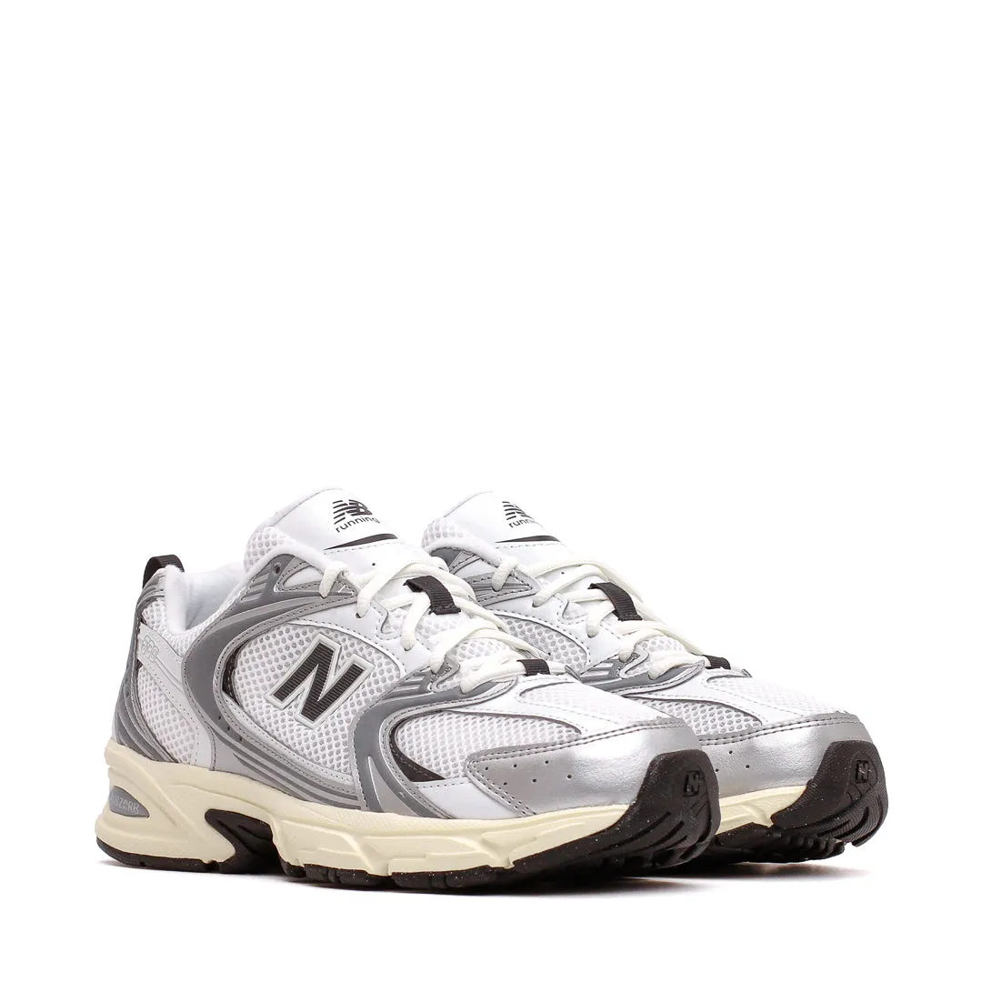 Secure stability New Balance Unisex 530 Silver Metallic Black Cement U530ESA