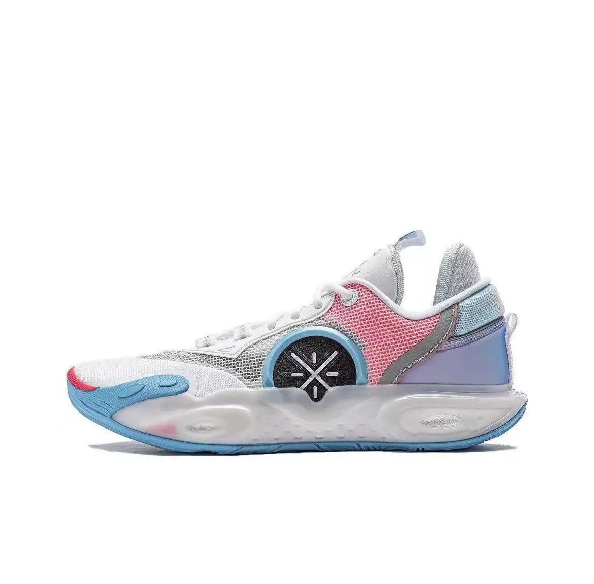 Ankle Lock Structure Li-Ning Wade All City 12 - Blue/Pink