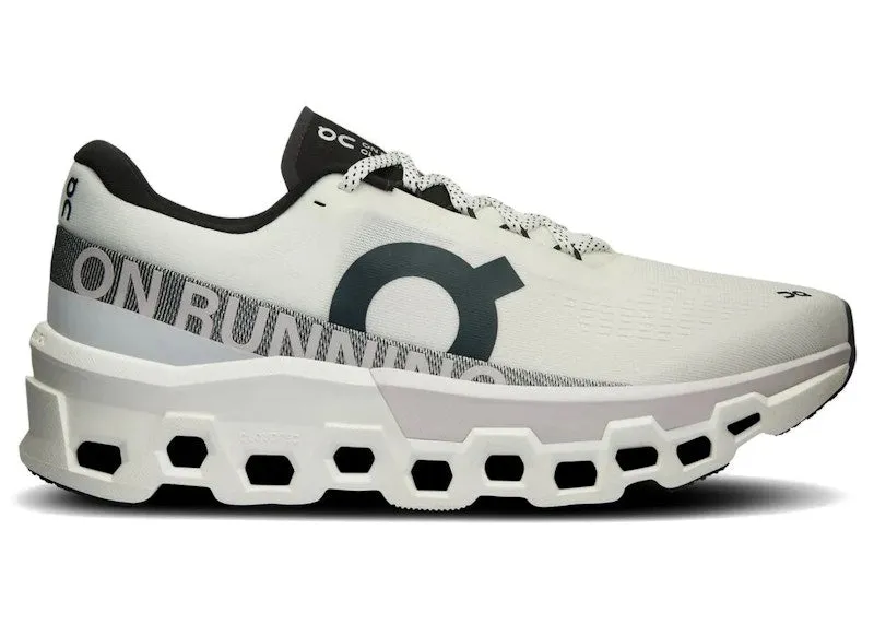 Molded Heel Counter On Running Cloudmonster 2 White Frost
