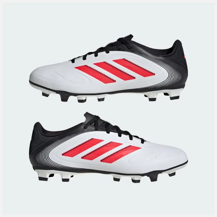 Satin Glow Beach Fun Adidas Copa Pure 3 Club Firm/Multi-Ground Boots -Cloud White/Lucid Red/Core Black