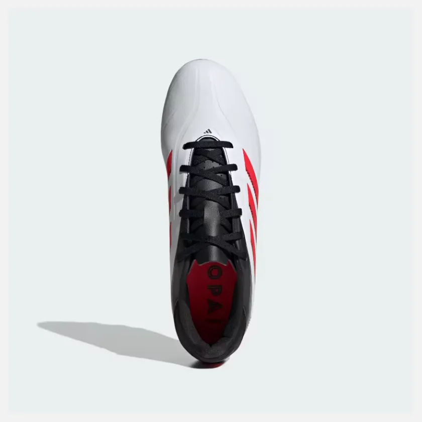 Ergonomic Design Flexible Design Adidas Copa Pure 3 Club Firm/Multi-Ground Boots -Cloud White/Lucid Red/Core Black