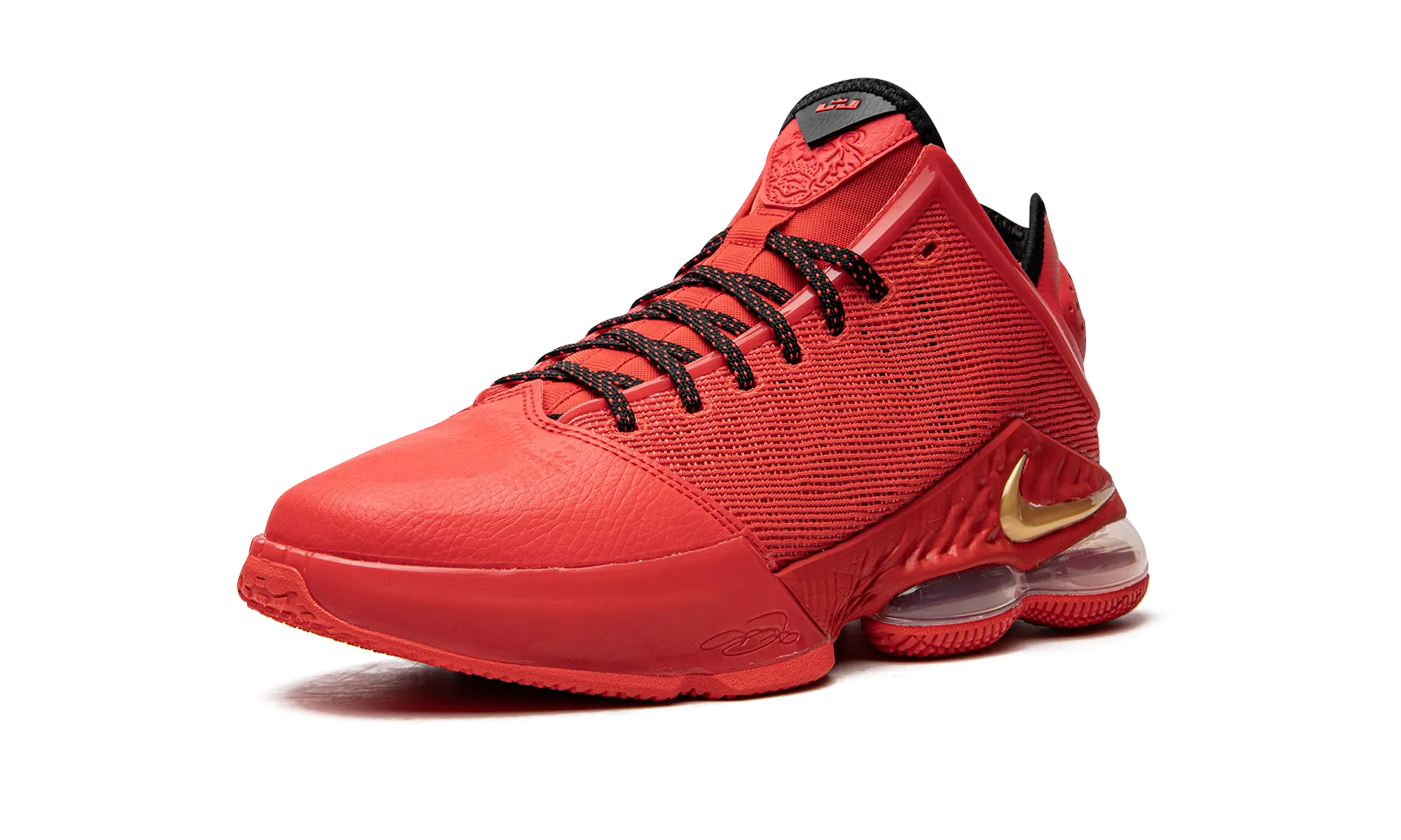 suede upper Comfortable Walk LeBron 19 Low "Light Crimson"