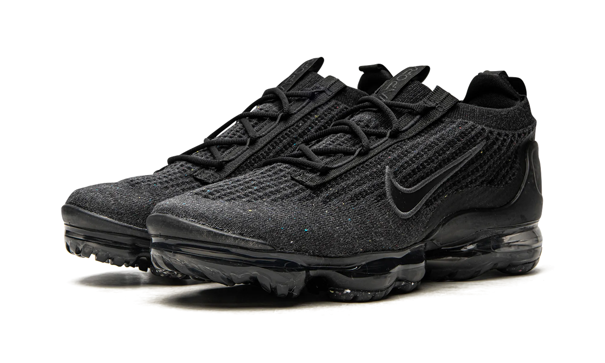 Air VaporMax 2021 FK "Black Anthracite" suede upper unisex running shoes