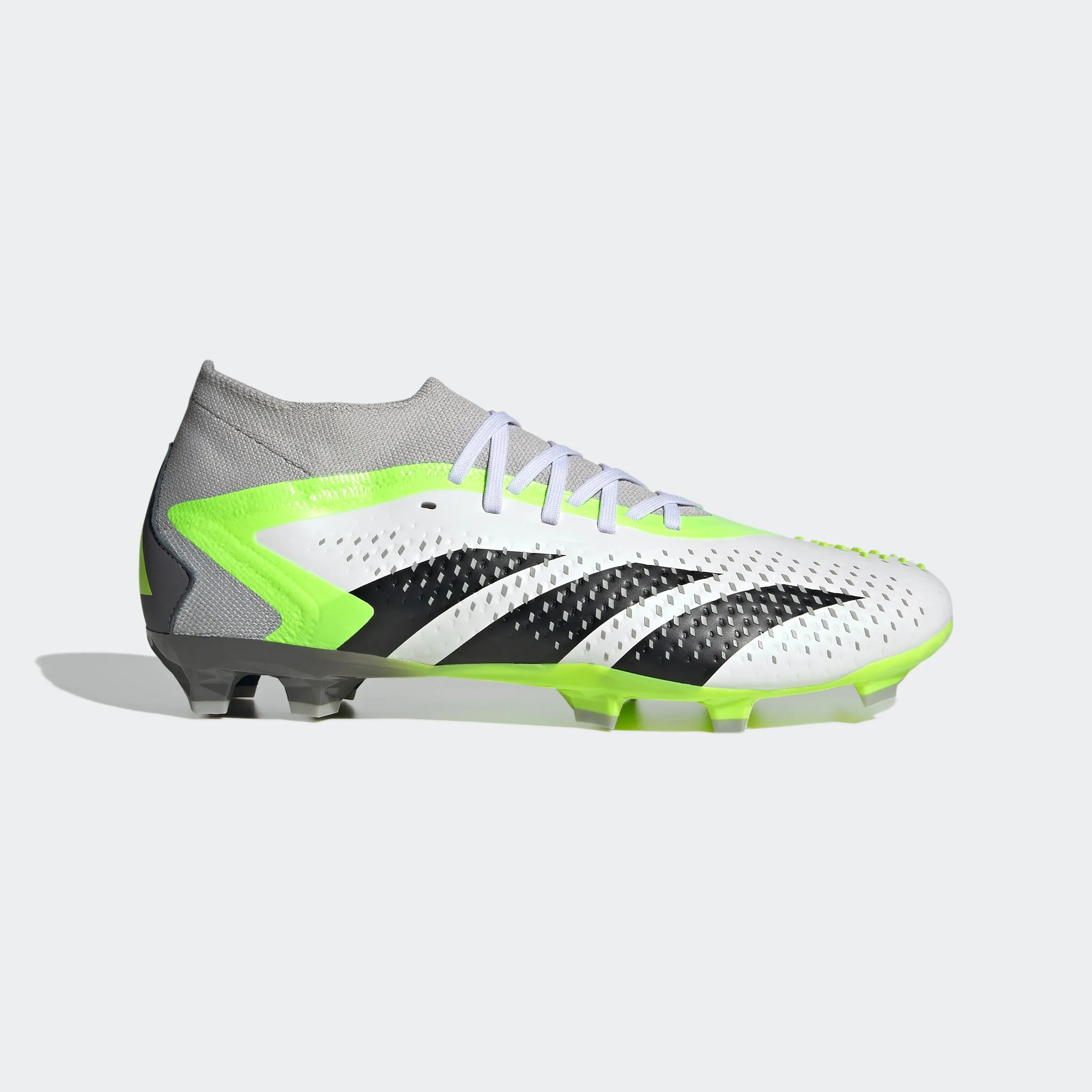 On Turf adidas Predator Accuracy.2 Firm Ground Boots | White/Black | Men's