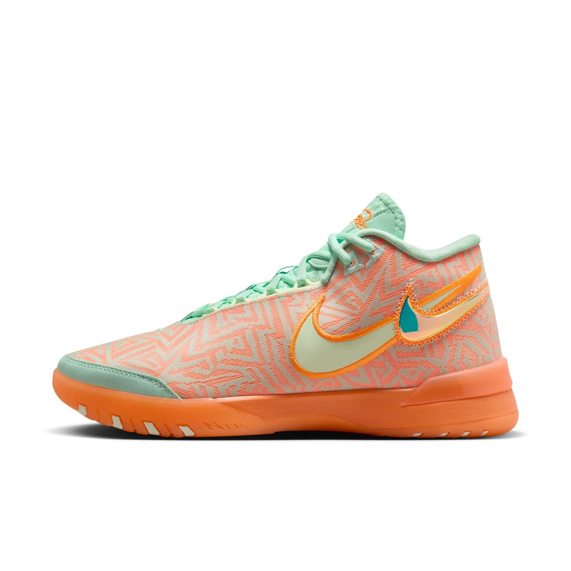 Nike Zoom LeBron NXXT Genisus: Mint Foam Dual Density Collar Foam BreathableUpper