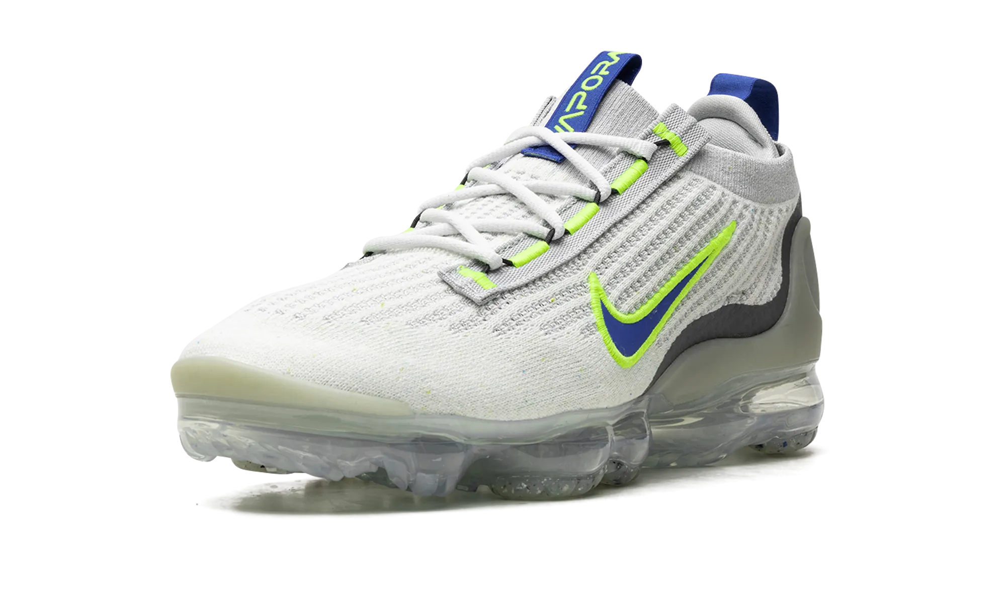 AIR VAPORMAX 2021 FK "White Royal Volt" trendy - feature shoes