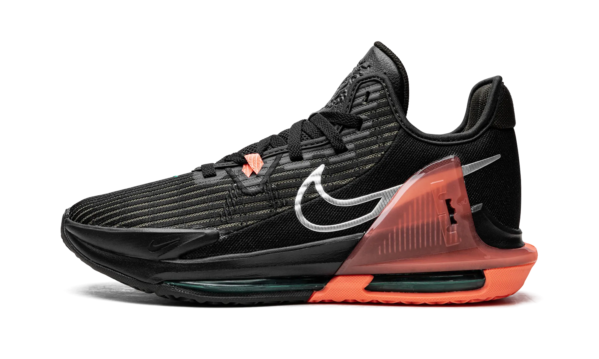 LeBron Witness VI "Black / Crimson Pulse" Airflow Circulation Tech Durable rubber sole