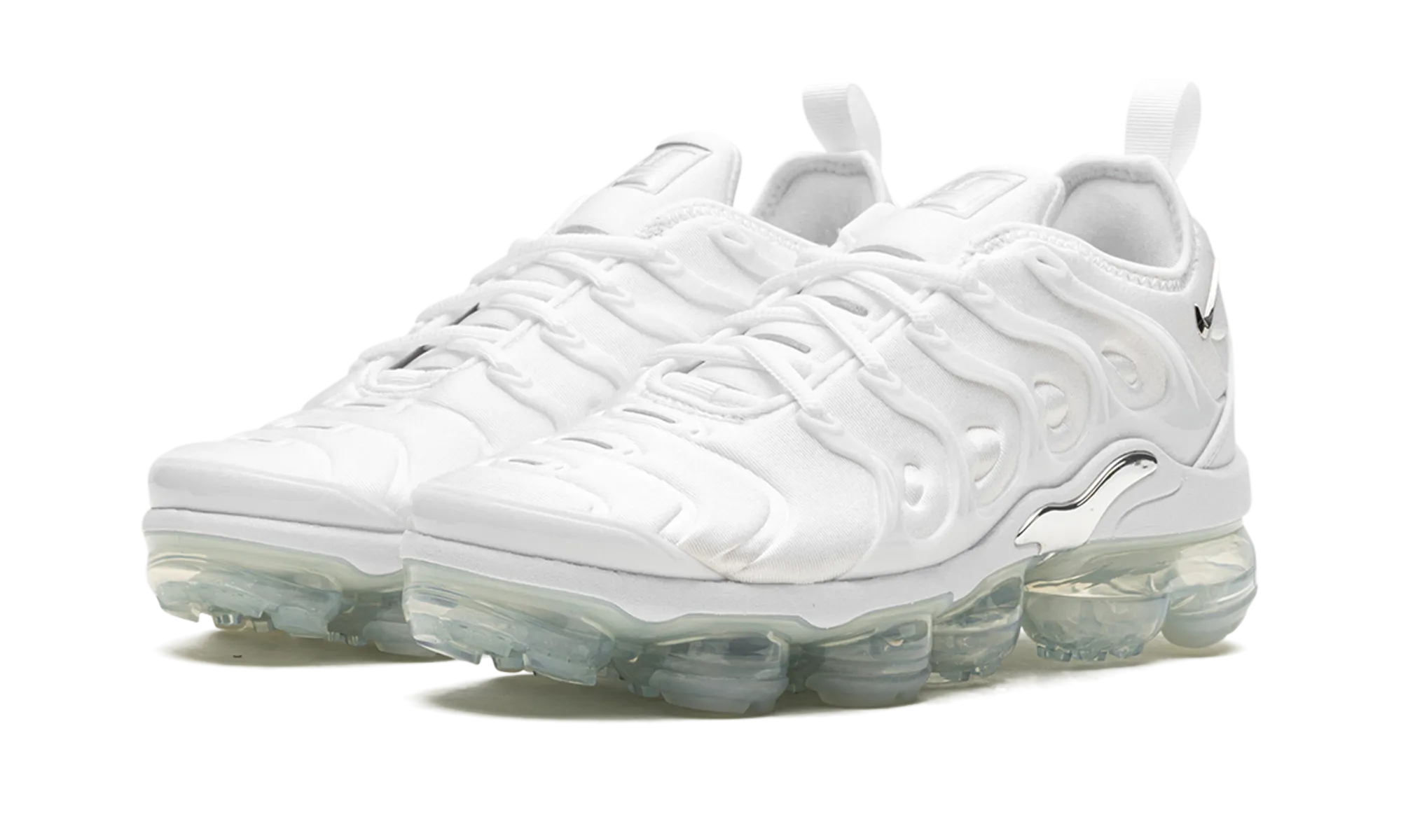 Air VaporMax Plus WMNS "White Chrome" Flexible Outsole Shoes Reflective - details