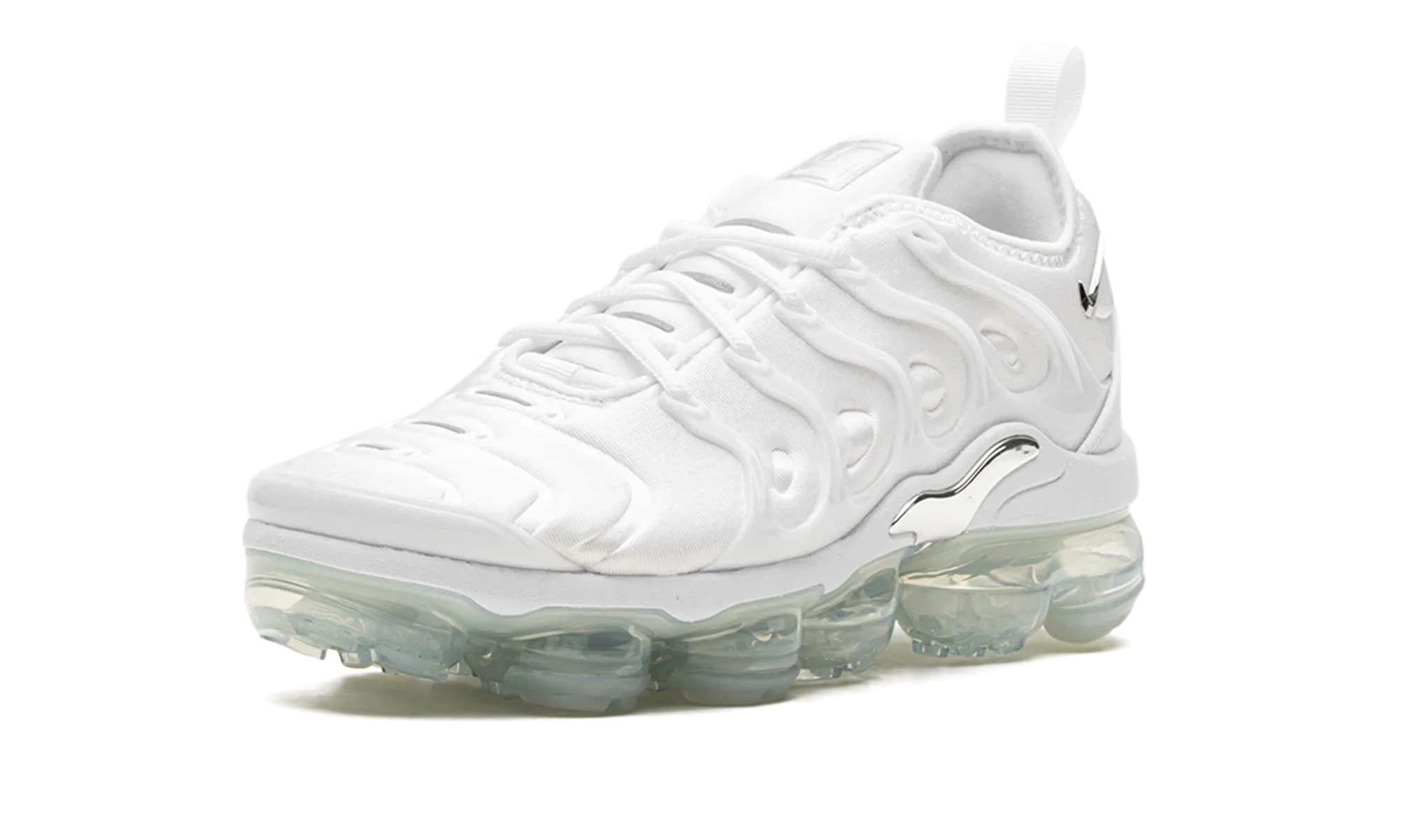 running with a GPS watch Air VaporMax Plus WMNS "White Chrome"
