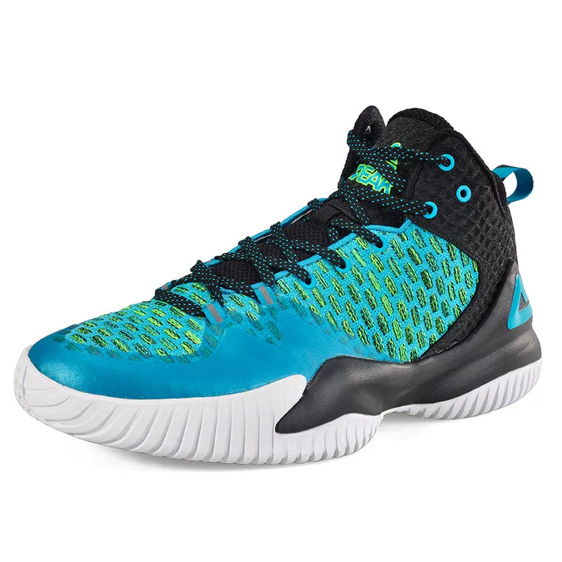 PEAK Basketball Shoes Lou Williams Streetball Master Robin Blue Wear Flex Ergonomic Build