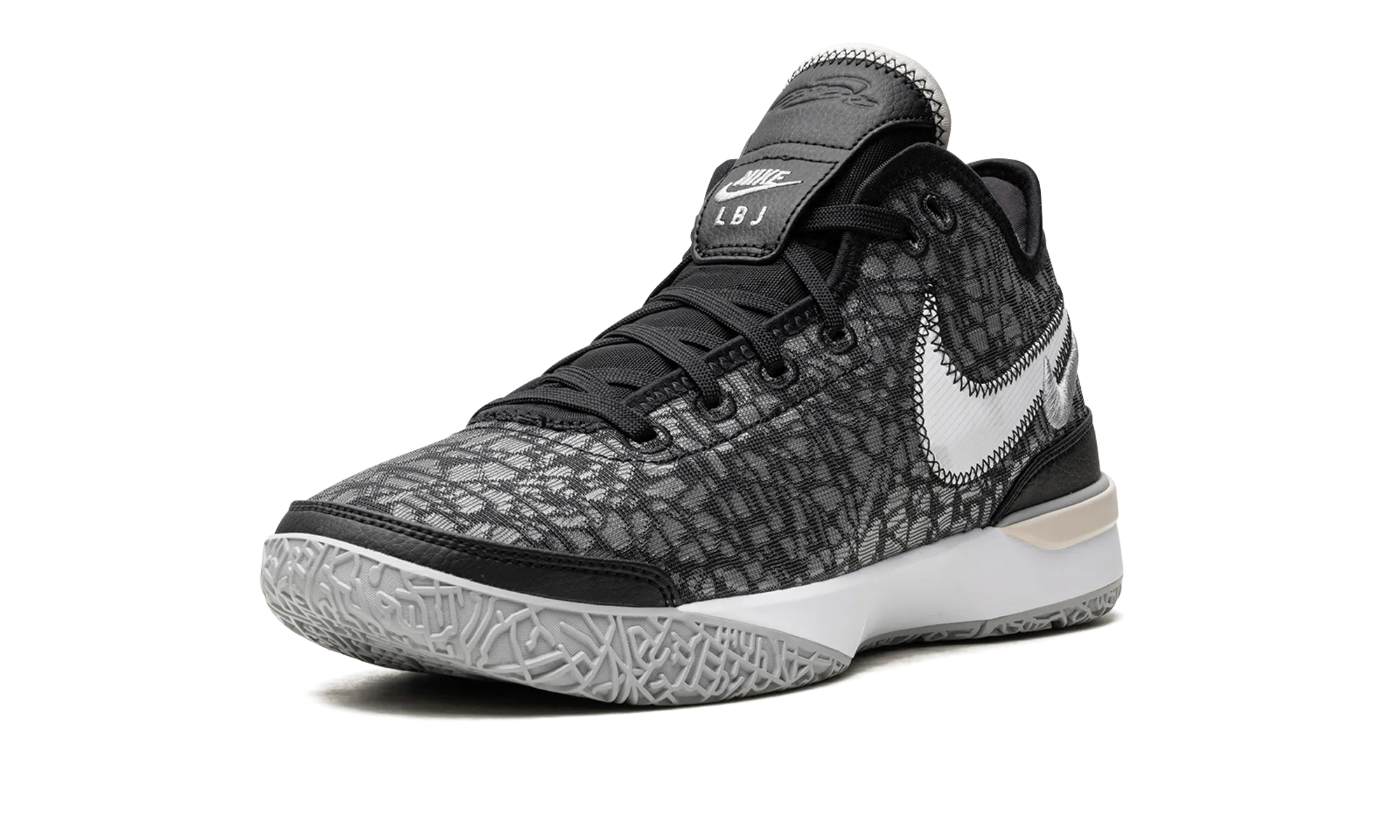 Zoom LeBron NXXT Gen "Black / Wolf Grey" Pressure Mapped Outsole
