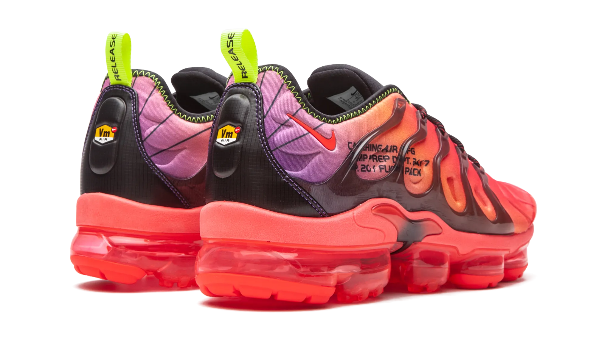 Air VaporMax Plus "Flight Pack" martial arts shoes pin - decorated running shoes