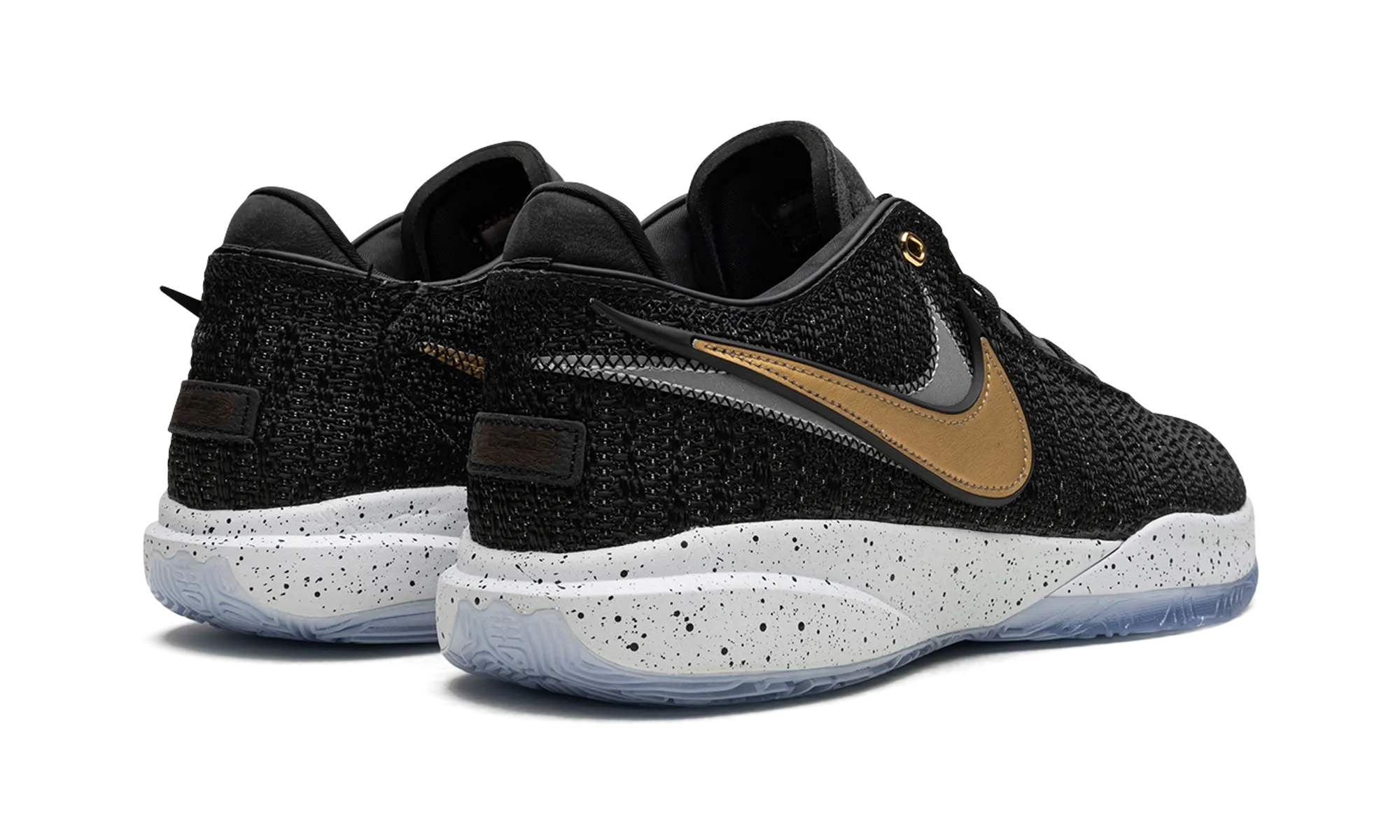 LeBron 20 "Black/Metallic Gold" Compression Web Exoskeleton