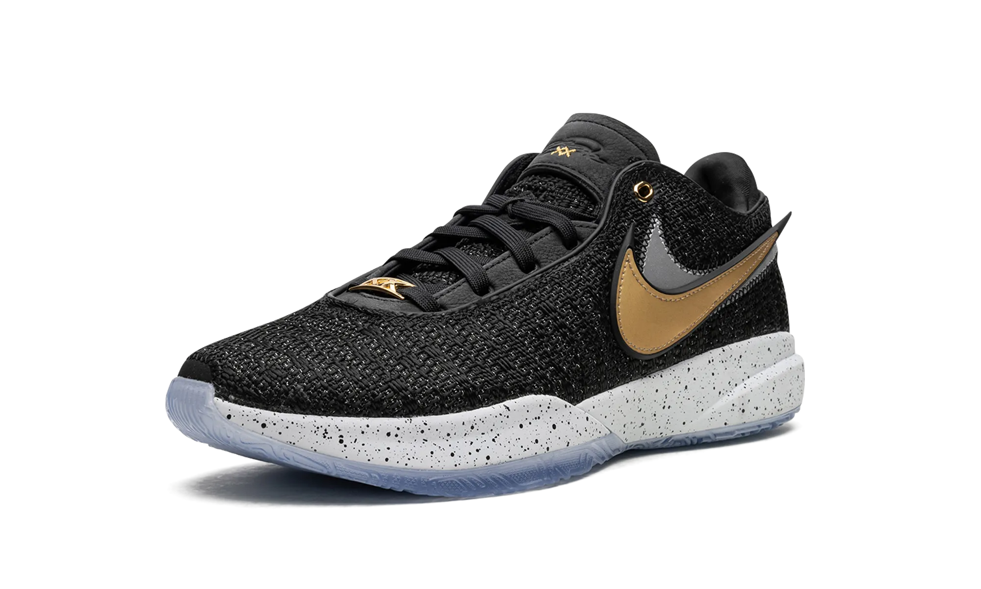 LeBron 20 "Black/Metallic Gold" Youth Game Ready Hyper Responsive Midsole