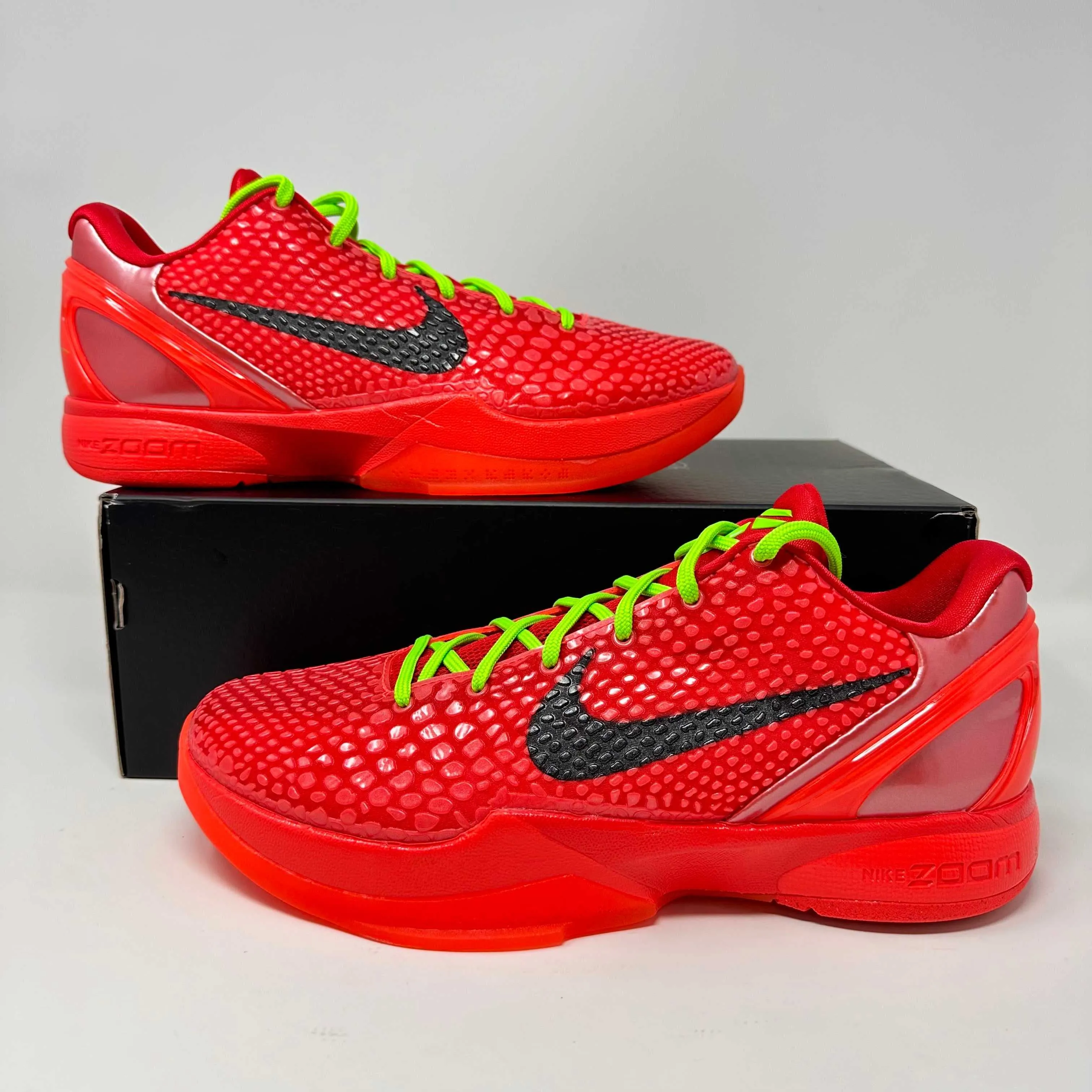 Advanced Foam Compound Synthetic Upper Nike Kobe 6 Protro Reverse Grinch
