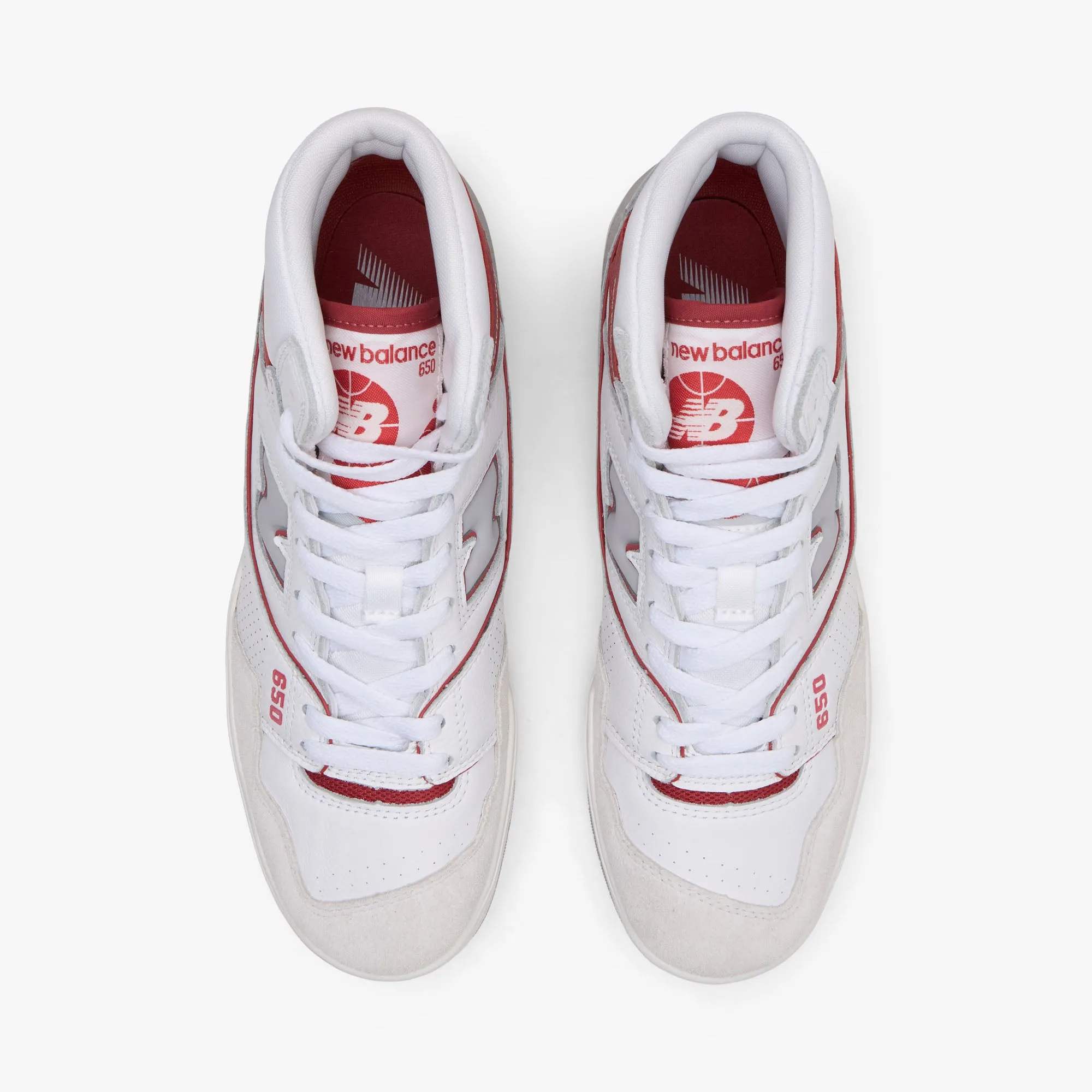 Comfortable Tongue New Balance BB650RWF White / Astro Dust