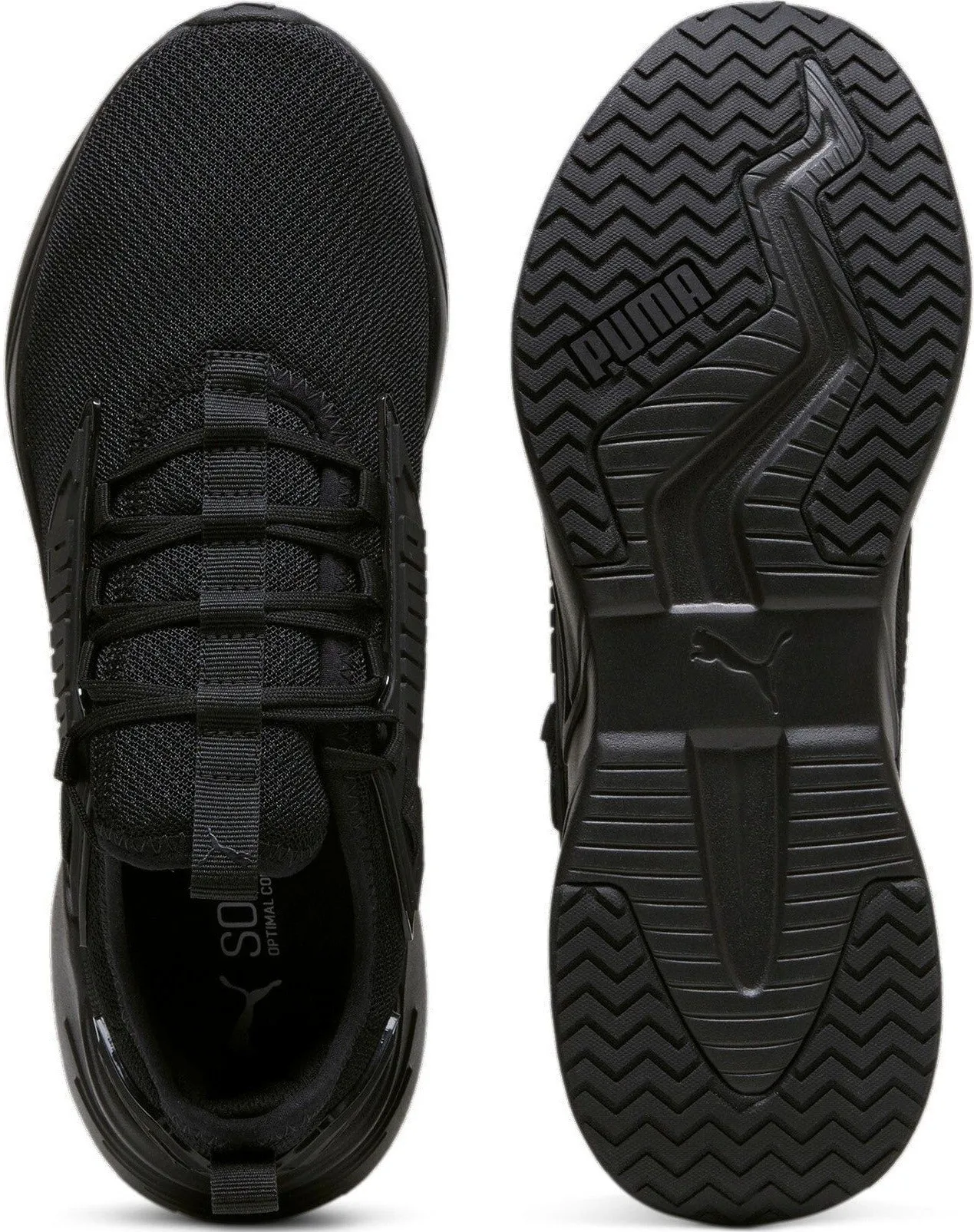 Functional Puma Men'S Retaliate 3 Triple Black Running Shoes