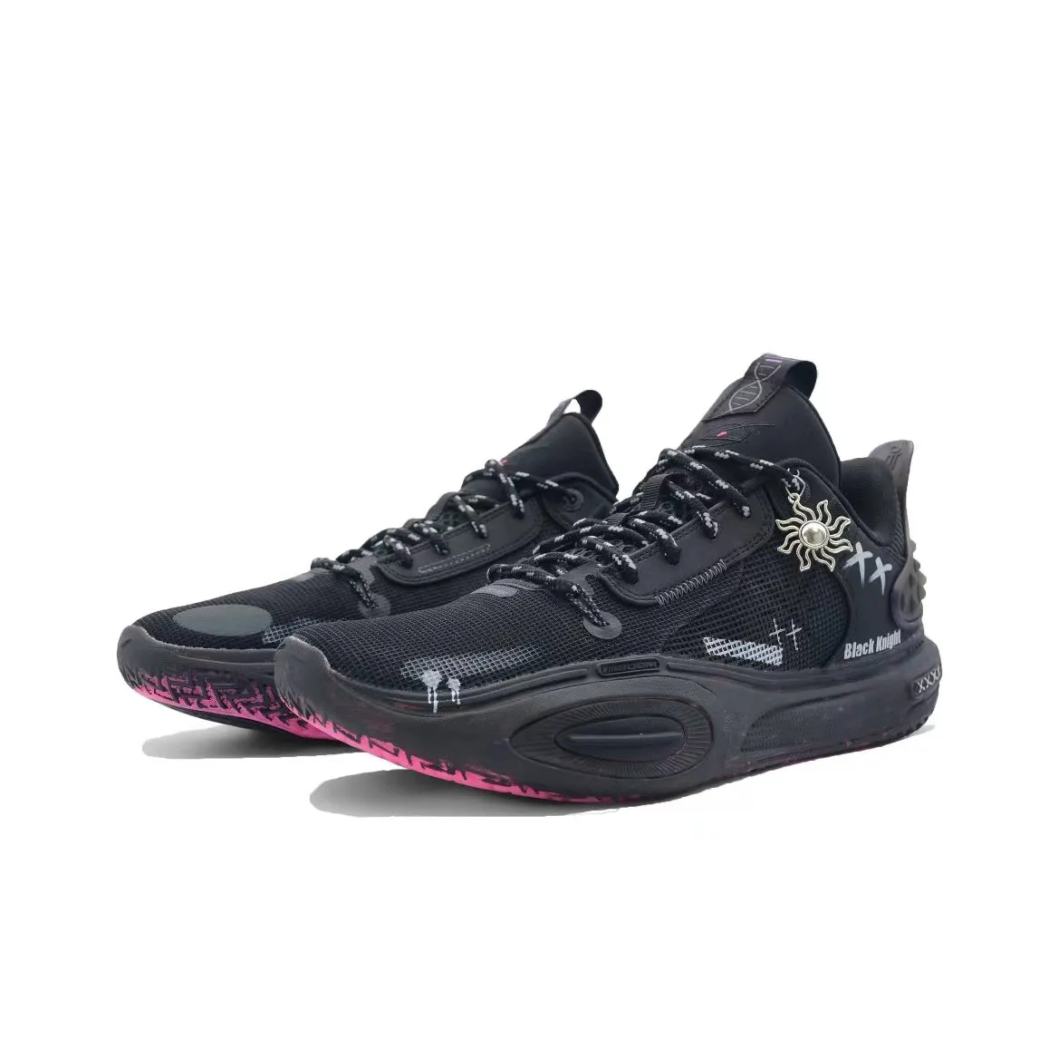 ??Custom Sneakers??Li-Ning Wade All City 11 - Black Warrior Jump Stability