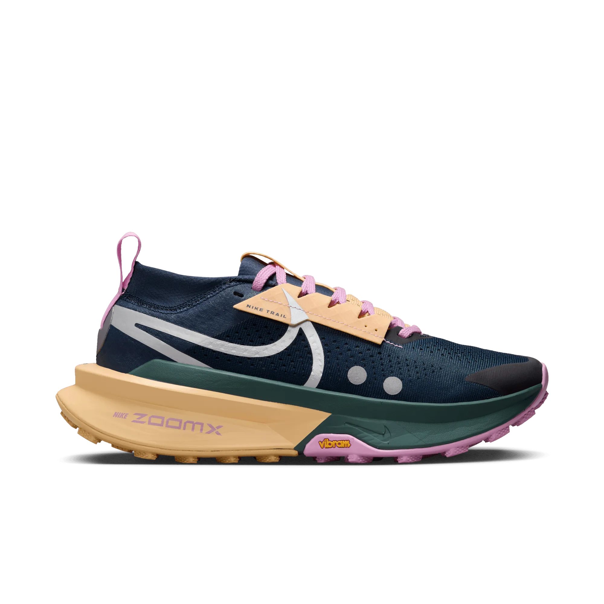 WOMEN'S ZEGAMA TRAIL 2 - B - 401 ARMORY NAVY/SILVER tear - resistant