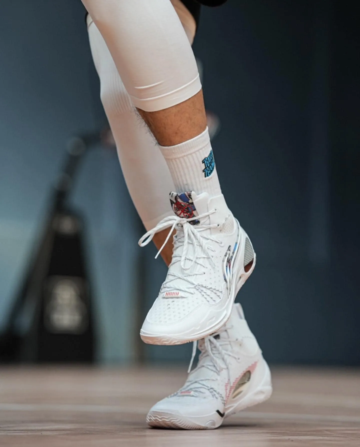 Breathable Quarter Panel Enhanced Lateral Support Li-Ning Wade 808 3 Ultra V2 - Tour