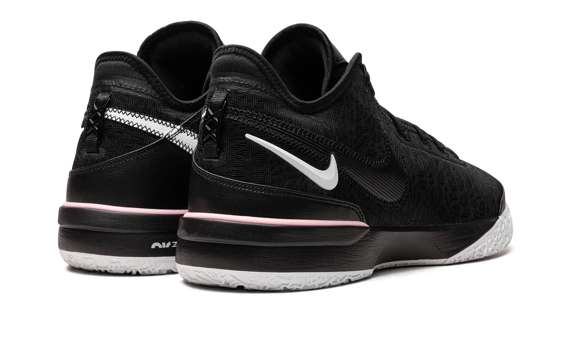 Nike Zoom LeBron NXXT Gen "Black/White" Hyper Responsive Sneakers Zip Up