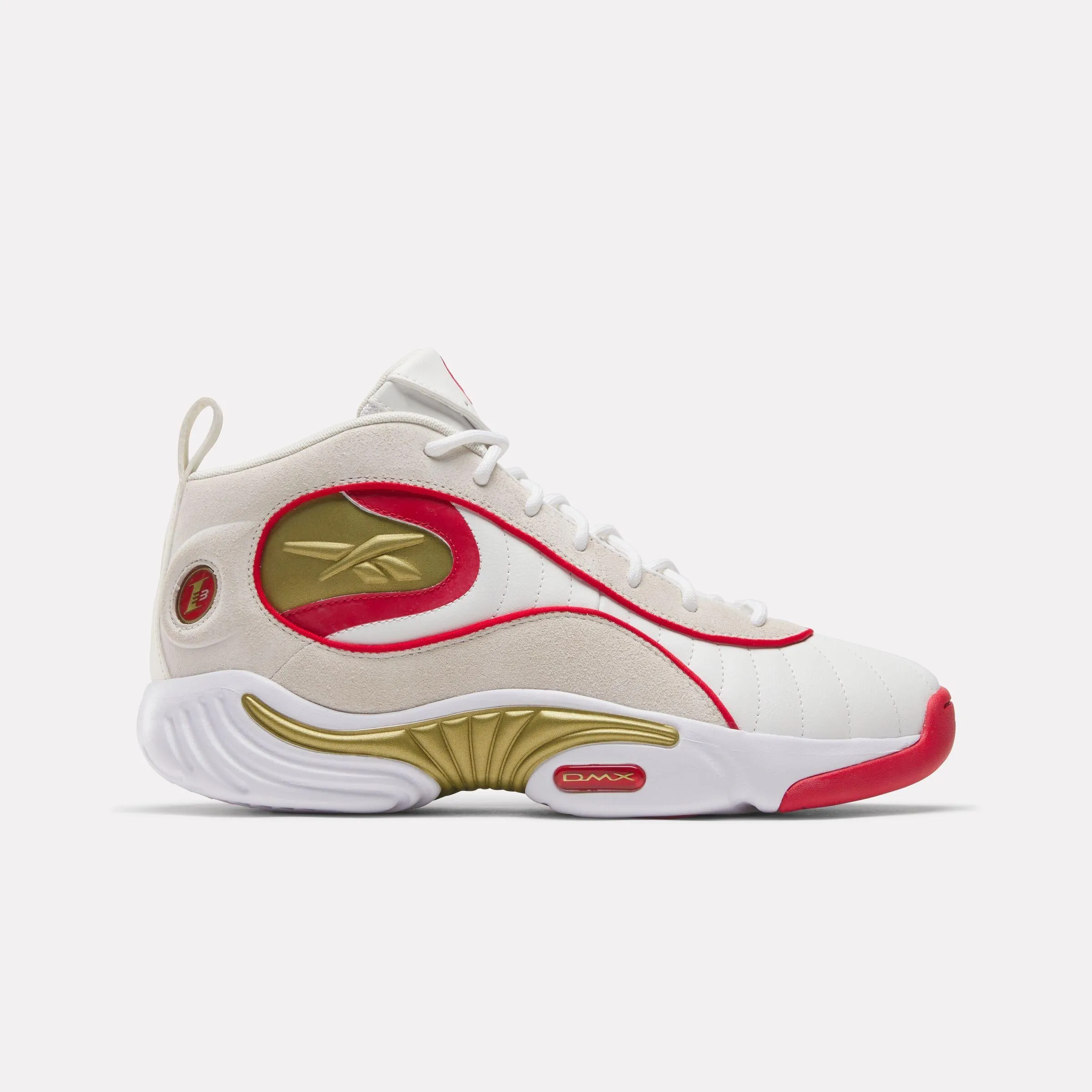 Color Mix Reebok Footwear Men Answer III Basketball Shoes WHITE/VINTAGECHALK/VECTORRED