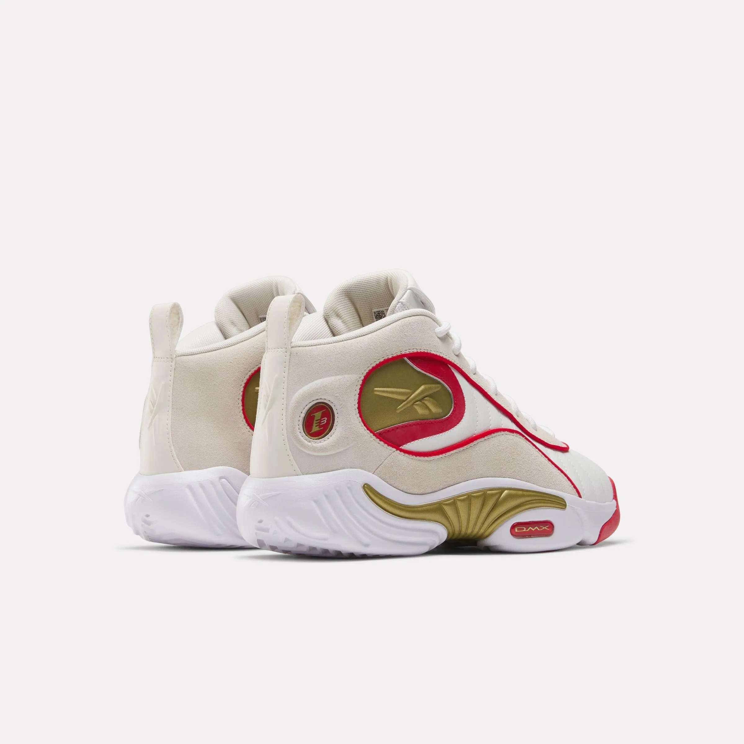Strap Mode Eva Midsole Reebok Footwear Men Answer III Basketball Shoes WHITE/VINTAGECHALK/VECTORRED