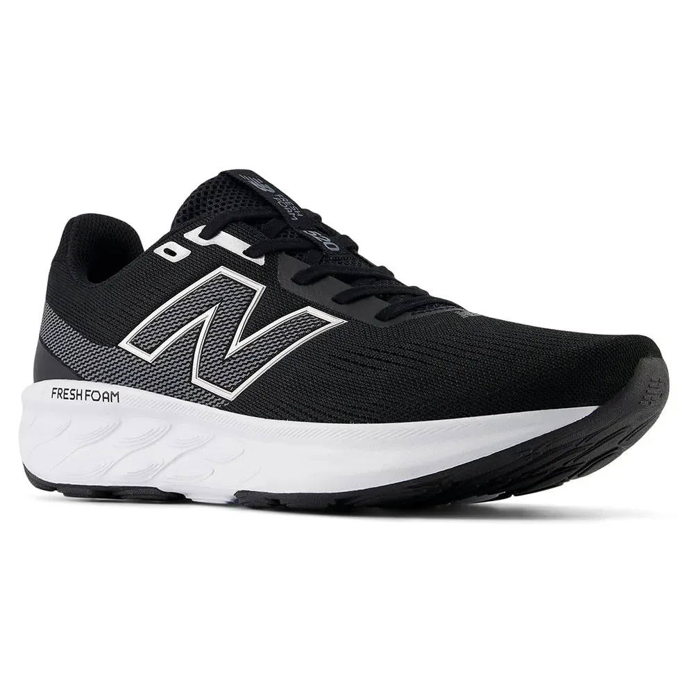 New Balance Men'S 520 V 9 Black/White Running Shoes (Width 2E) Quick Fit