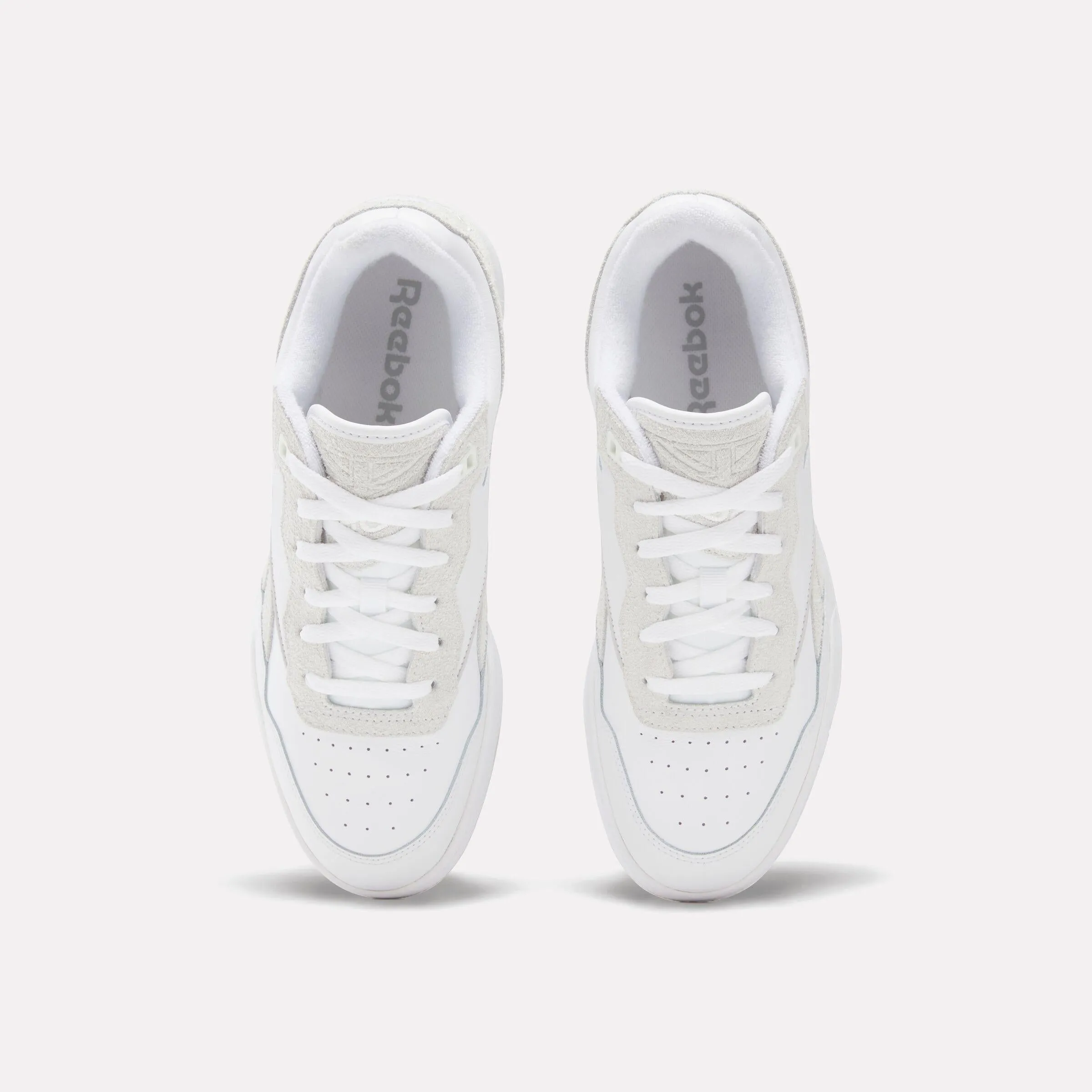 Reebok Footwear Men BB 4000 II Retro Basketball Shoes WHITE/WHITE/WHITE Shock Absorbing Anti Bacterial