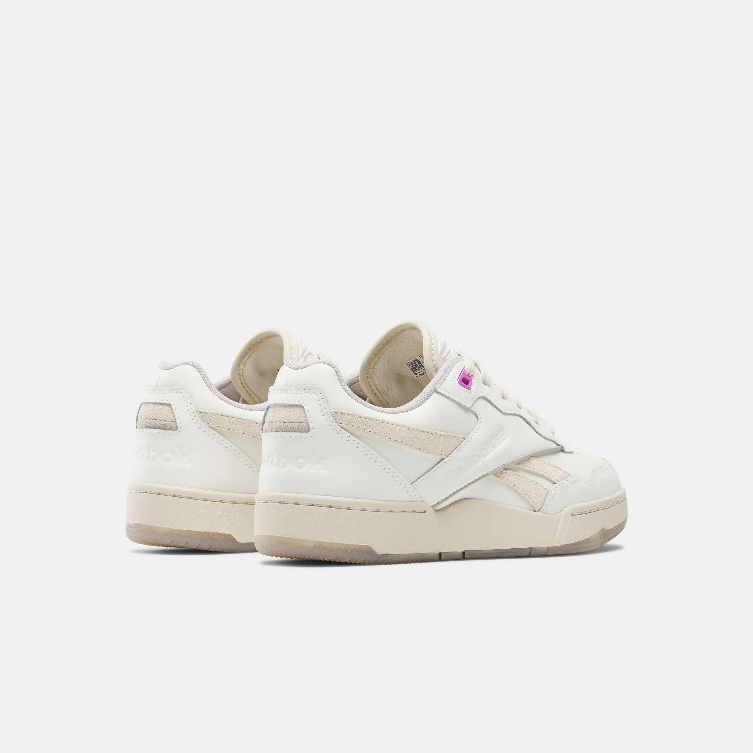 Reebok Footwear Women BB 4000 II Retro Basketball Shoes CHALK/SAND/HAZY GREY Mid Top Rain Safe