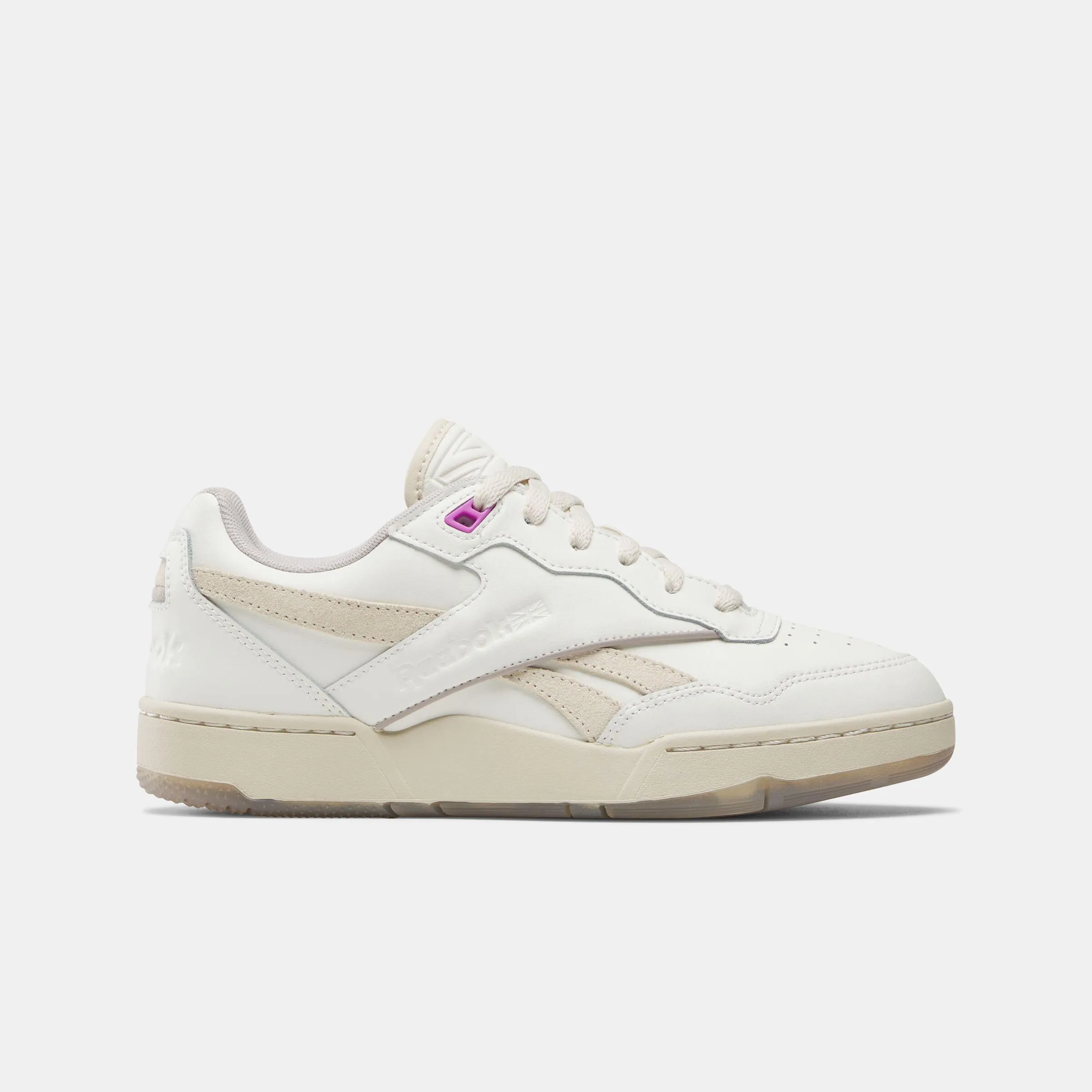 Soft Lining Vintage Mood Reebok Footwear Women BB 4000 II Retro Basketball Shoes CHALK/SAND/HAZY GREY