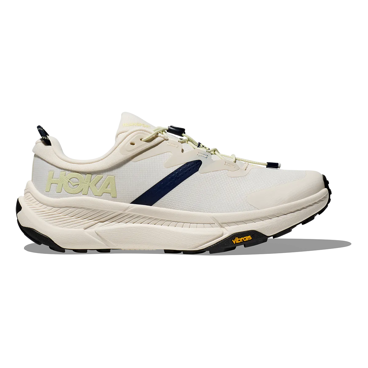 Abrasion Resistant Heel Hoka Transport - Alabaster - Varsity Navy