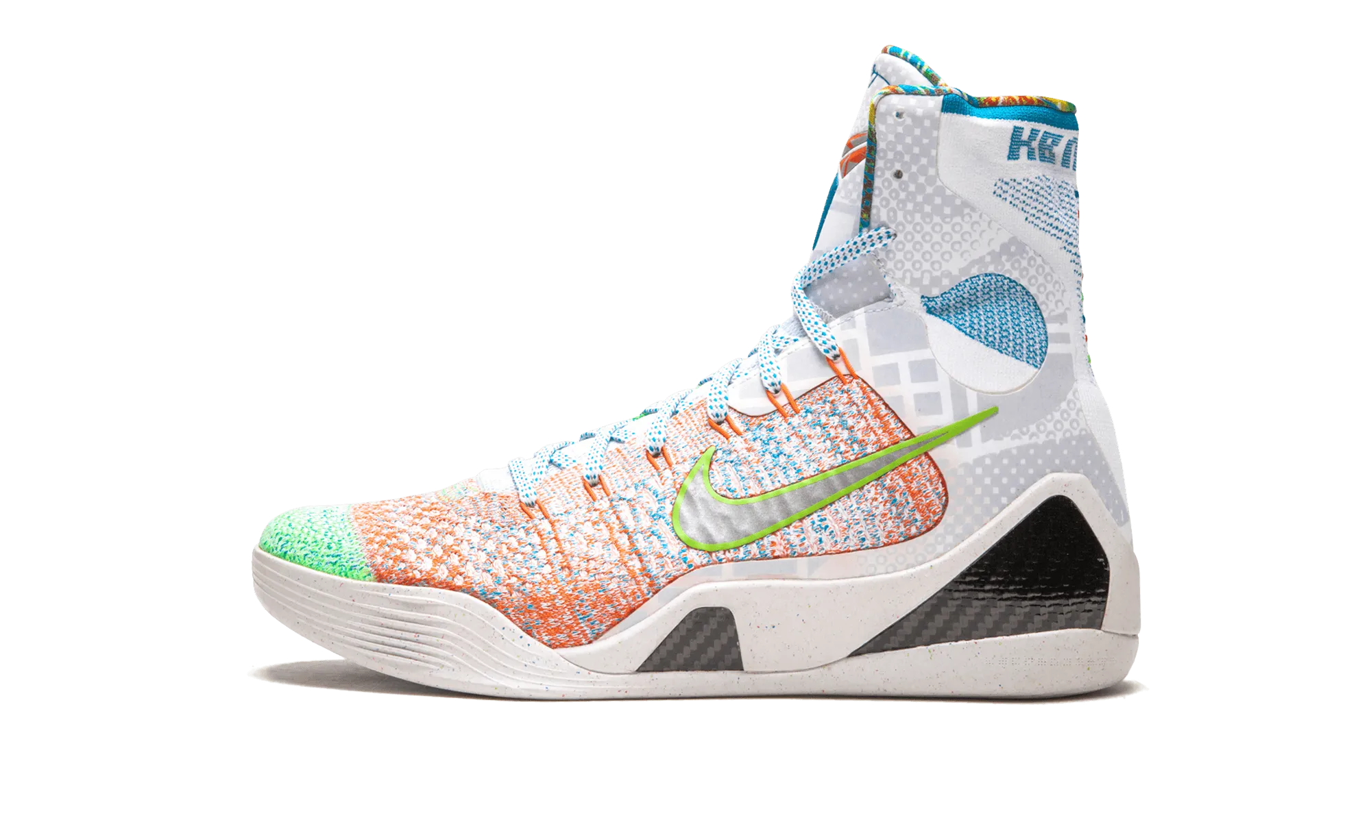 Sneakers Durability Ergonomic Lacing Configuration Kobe 9 Elite Premium "What The Kobe"