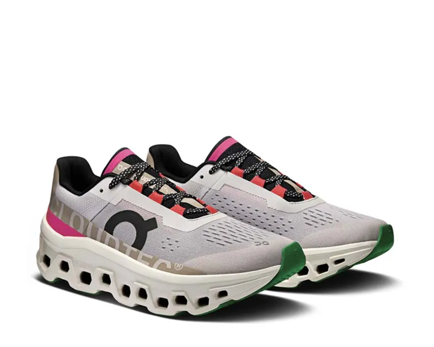 On Cloudmonster W "Silver" All-day Traction Fashion-Forward