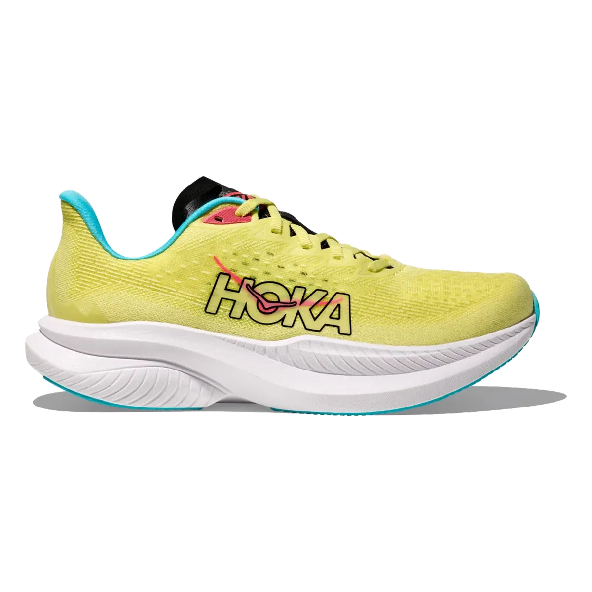 Foot Style Smooth Base Hoka Mach 6 - Yuzu - Cielo Blue