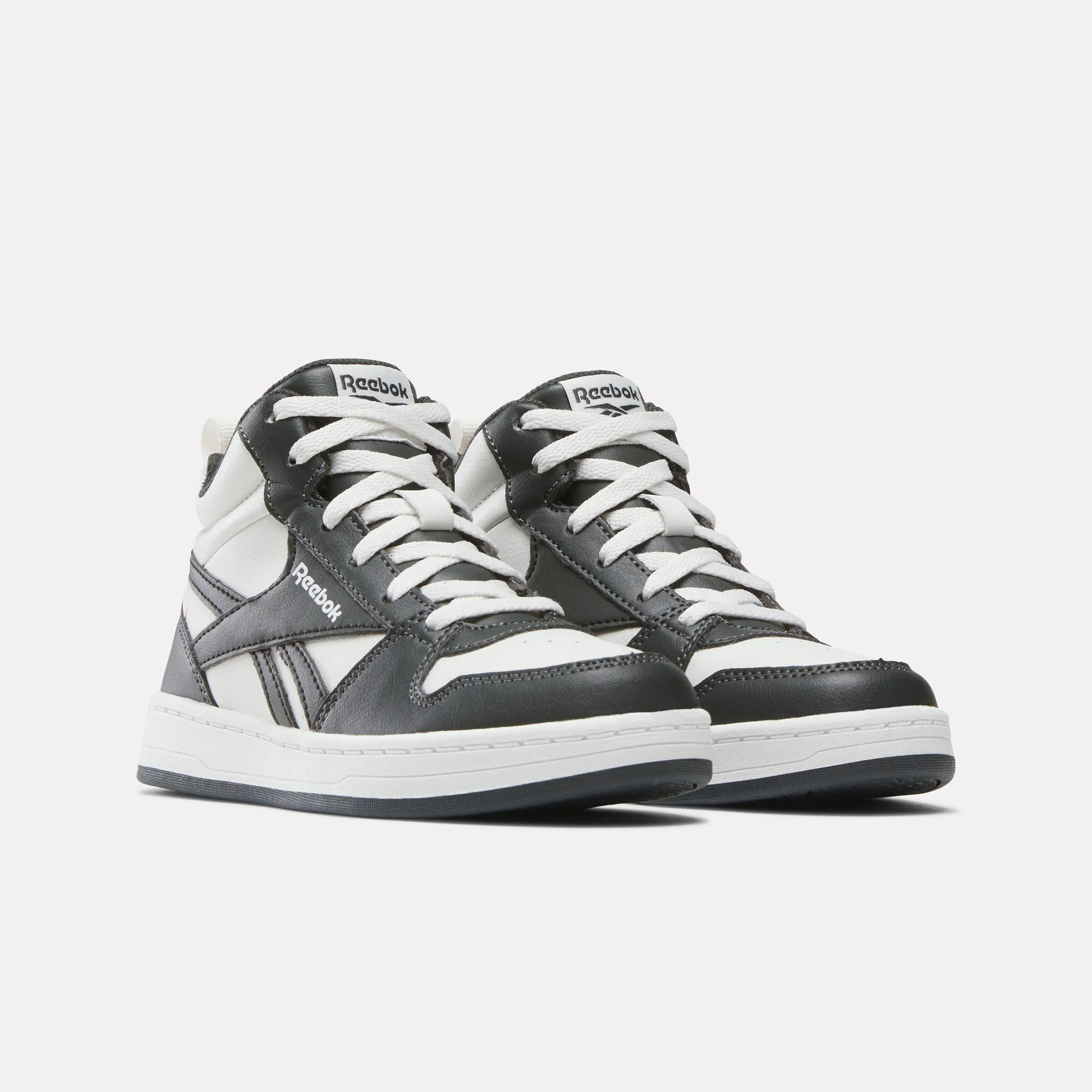 Reebok Footwear Kids Royal Prime Mid 2.0 Retro Basketball Shoes - Pre-School BARLEYGREY/GREY6/FTWRWHITE Kids Fun construction