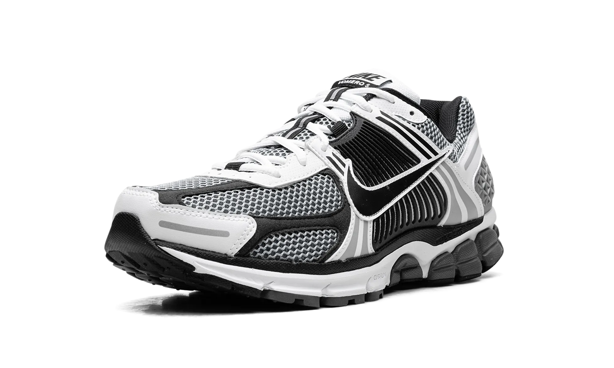 speed - optimized shoes multi - terrain running shoes Zoom Vomero 5 SE SP "Black / Metallic Silver"